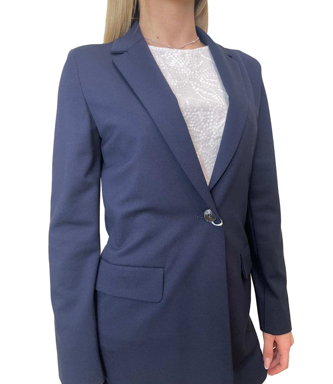 Emme Marella Giacca Emmbuono Blu Donna