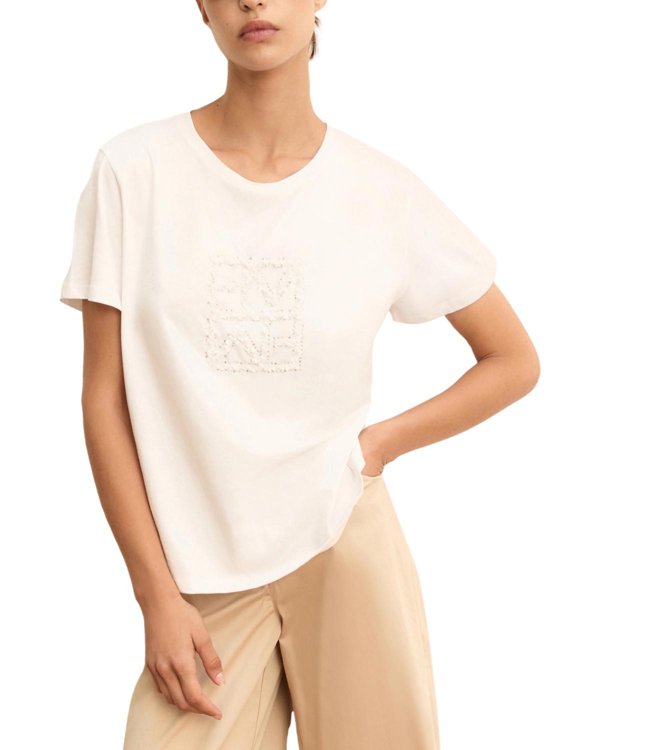 Emme Marella T-Shirt Bianco da Donna