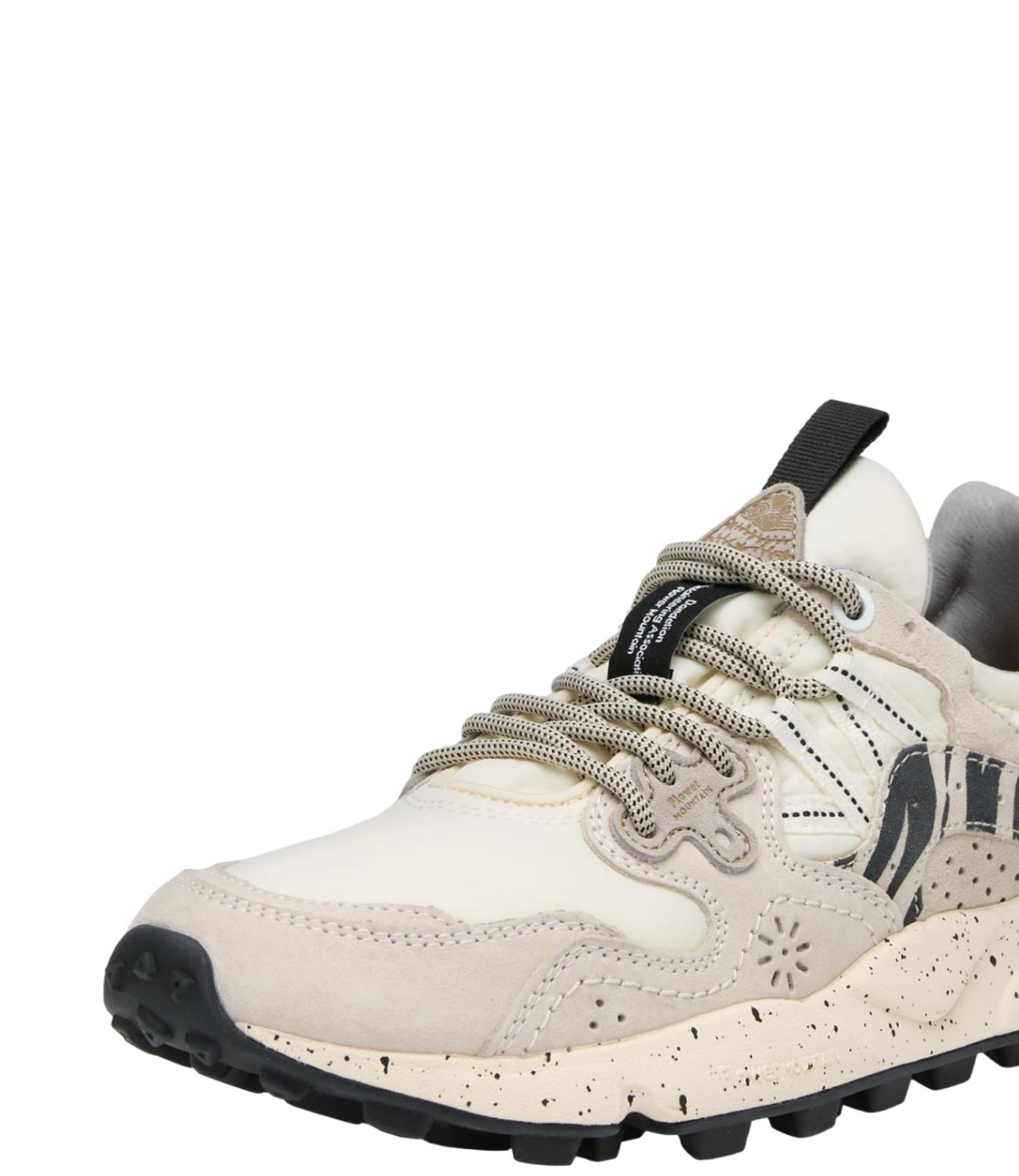 Flower Mountain Sneakers Animalier Off WhitE-Black da Donna