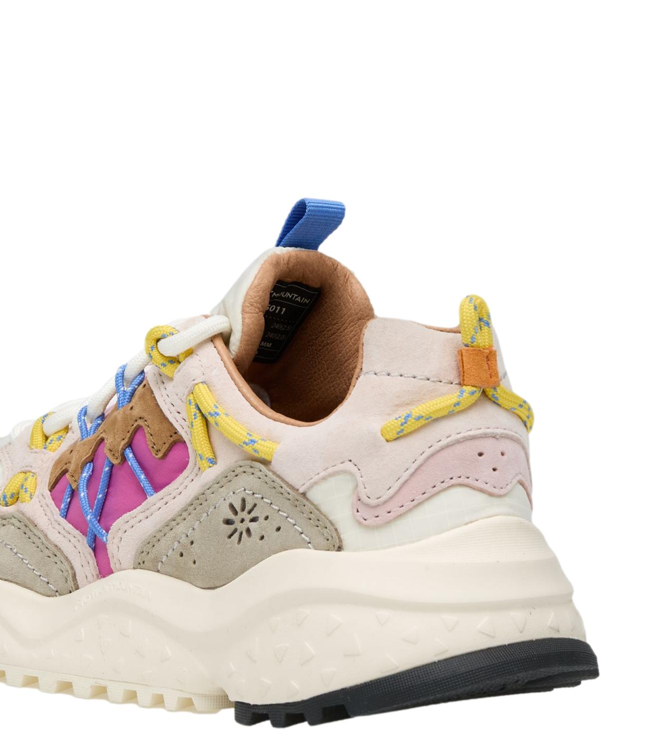 Flower Mountain Sneakers Cipria/Stone/Fuchsia Donna