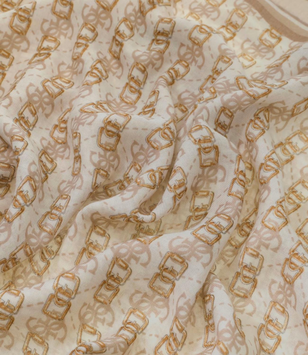 Guess Foulard Karnilla Beige Donna