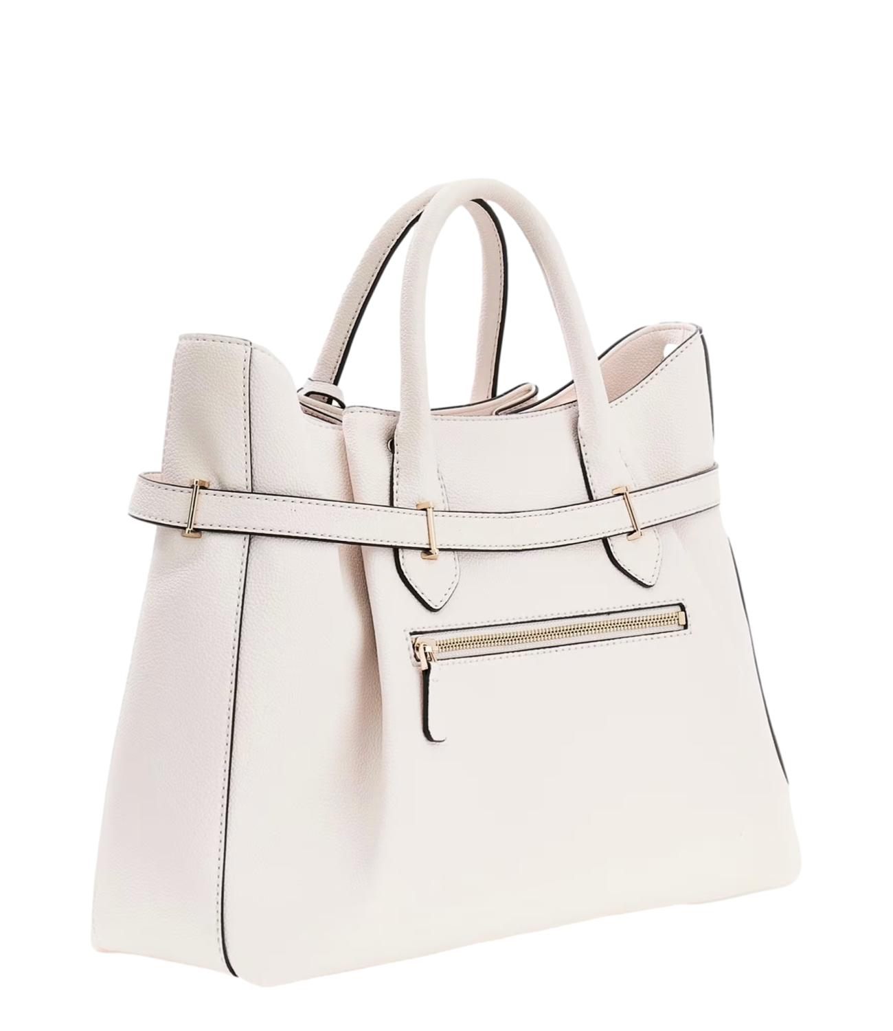GUESS borsa Yesba Girlfriend Satchel bianca donna