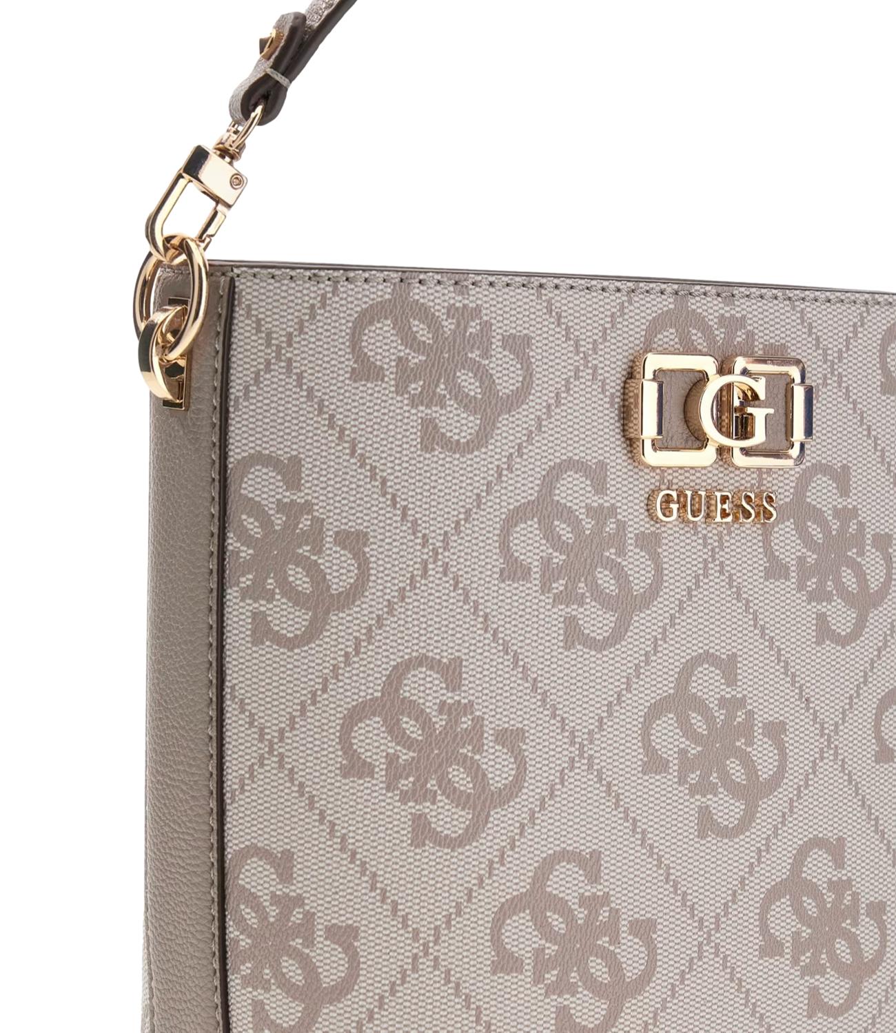Guess Borsa Secchiello Karnilla Dark Taupe Donna