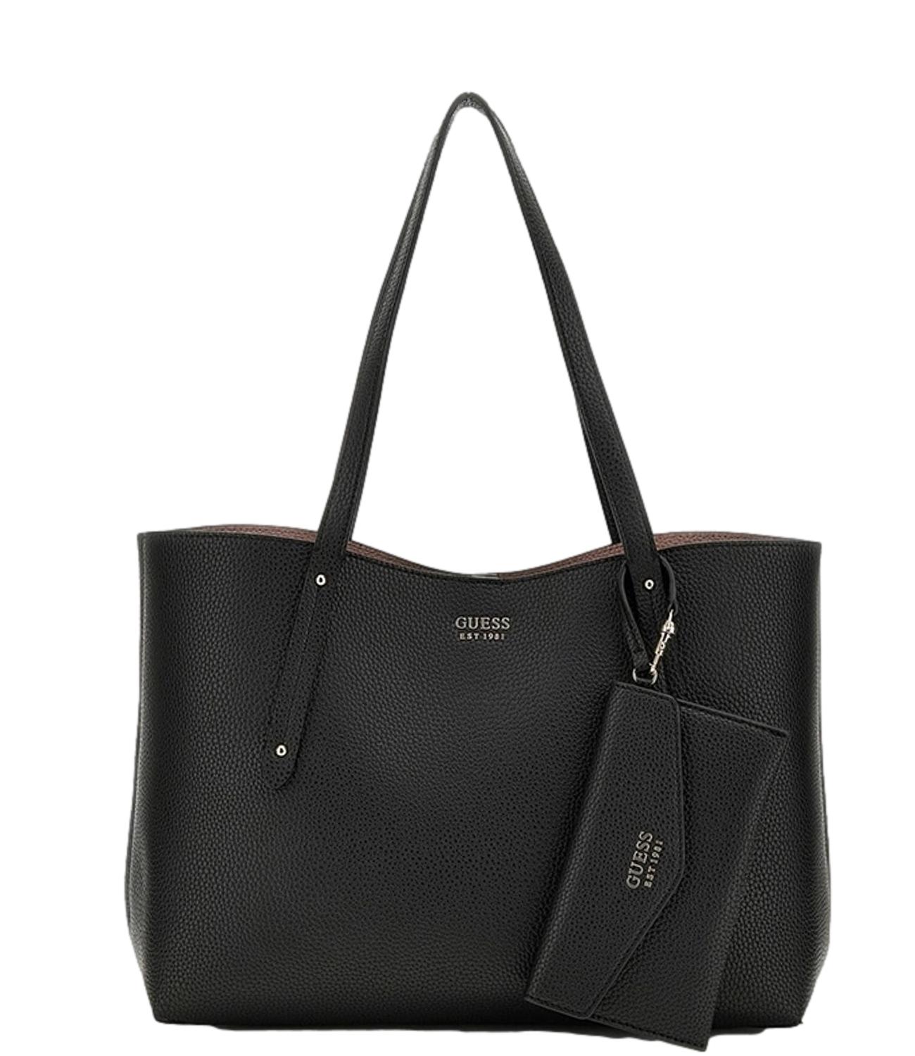 Guess Borsa Shopper Brenton Black Donna