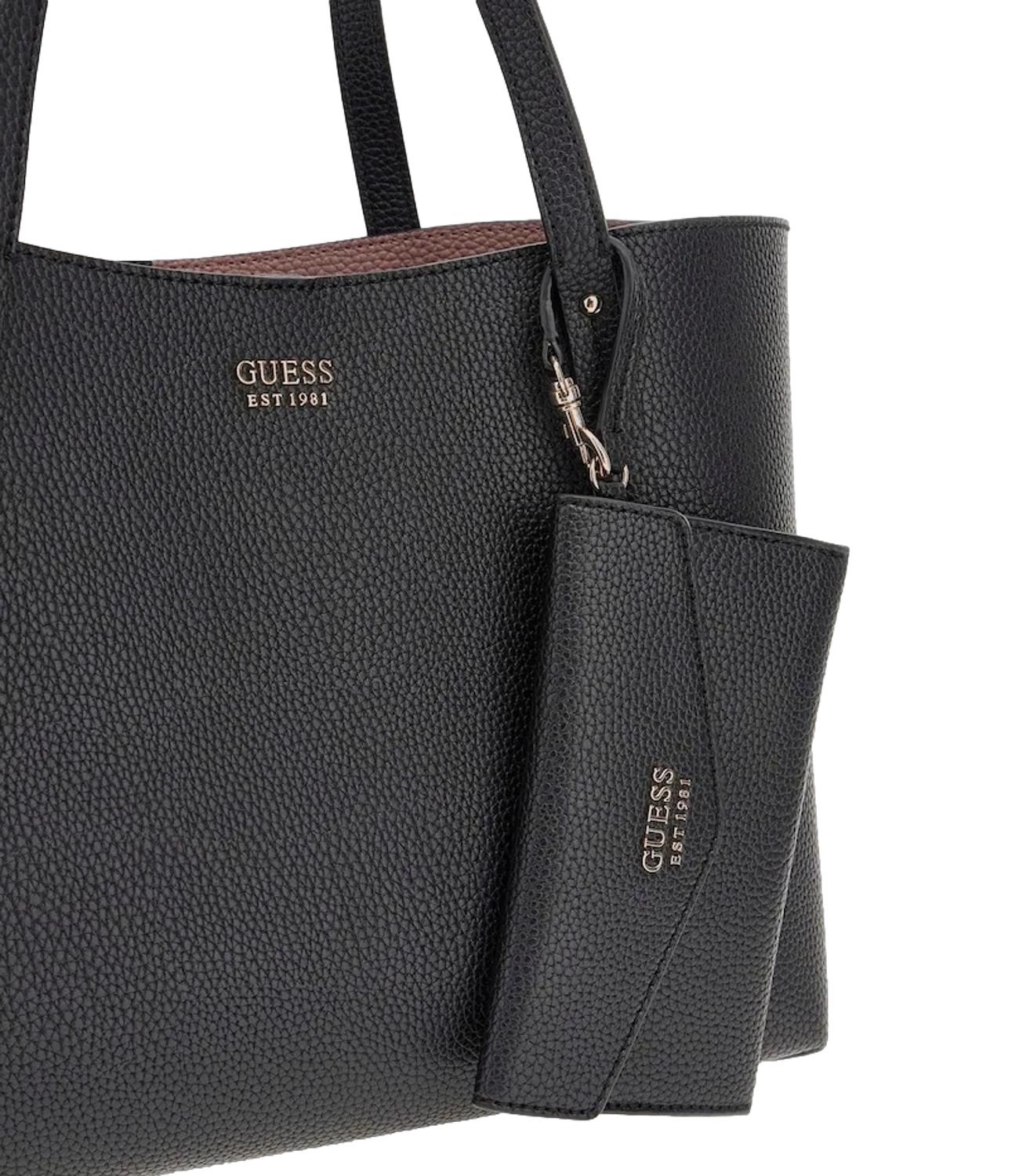 Guess Borsa Shopper Brenton Black Donna