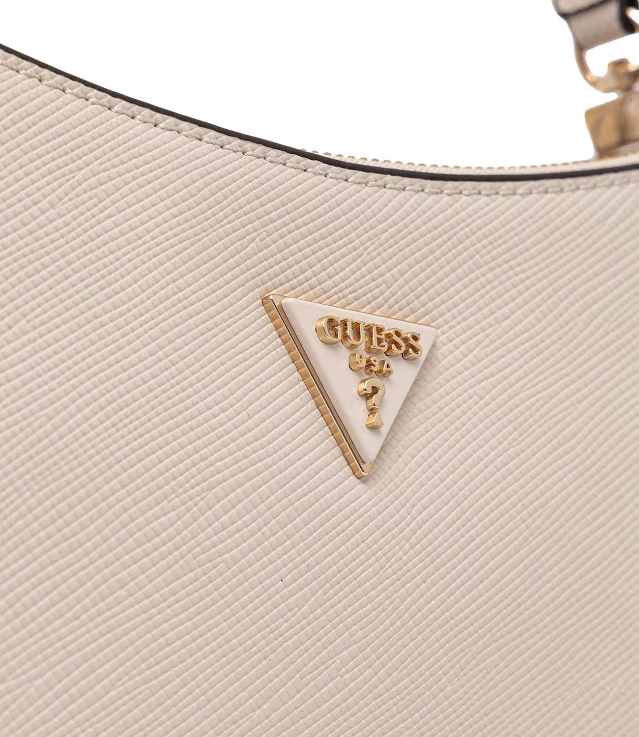Guess Borsa Mini Noelle Bianco Donna