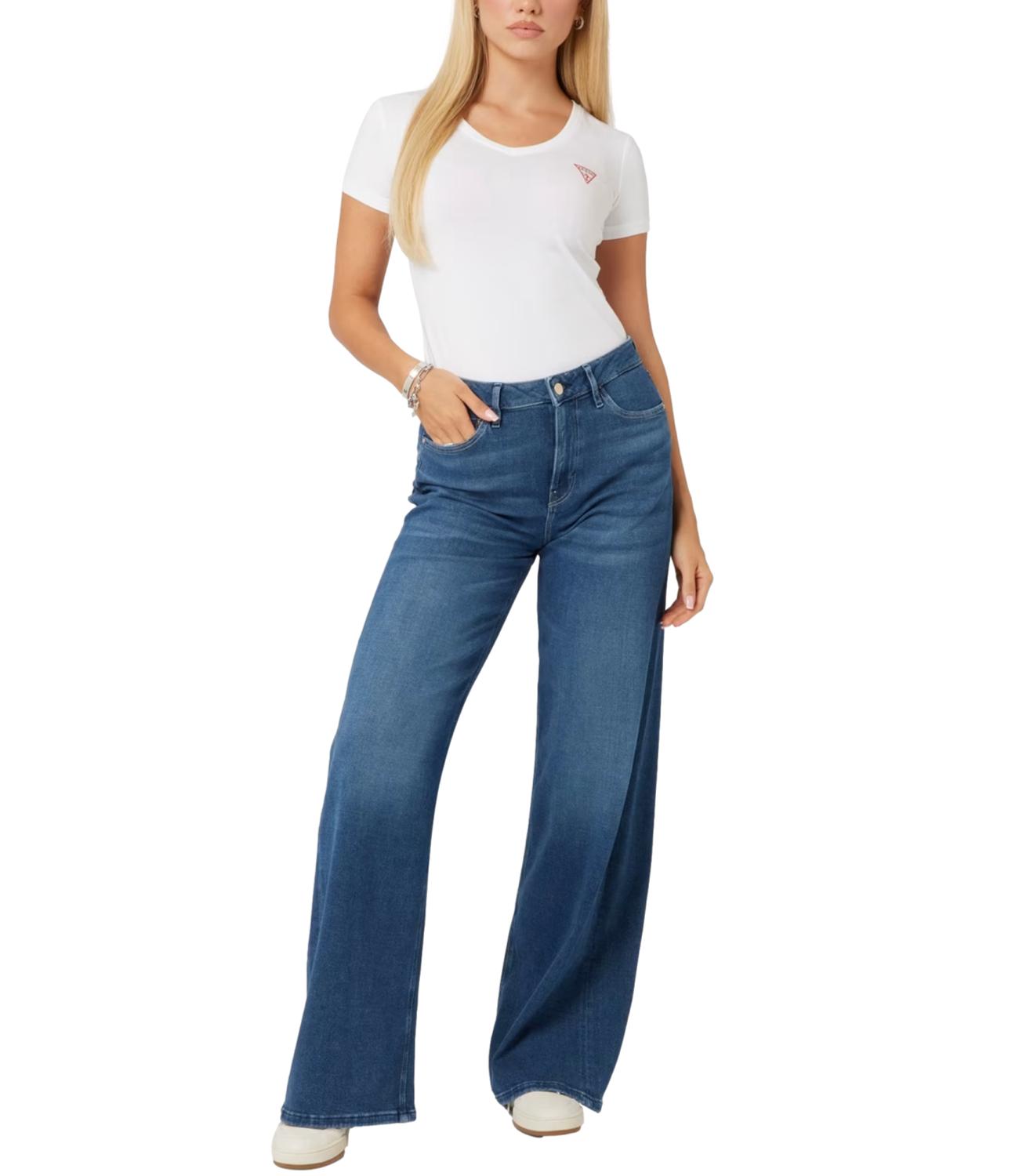 Guess T-shirt Bianco Donna