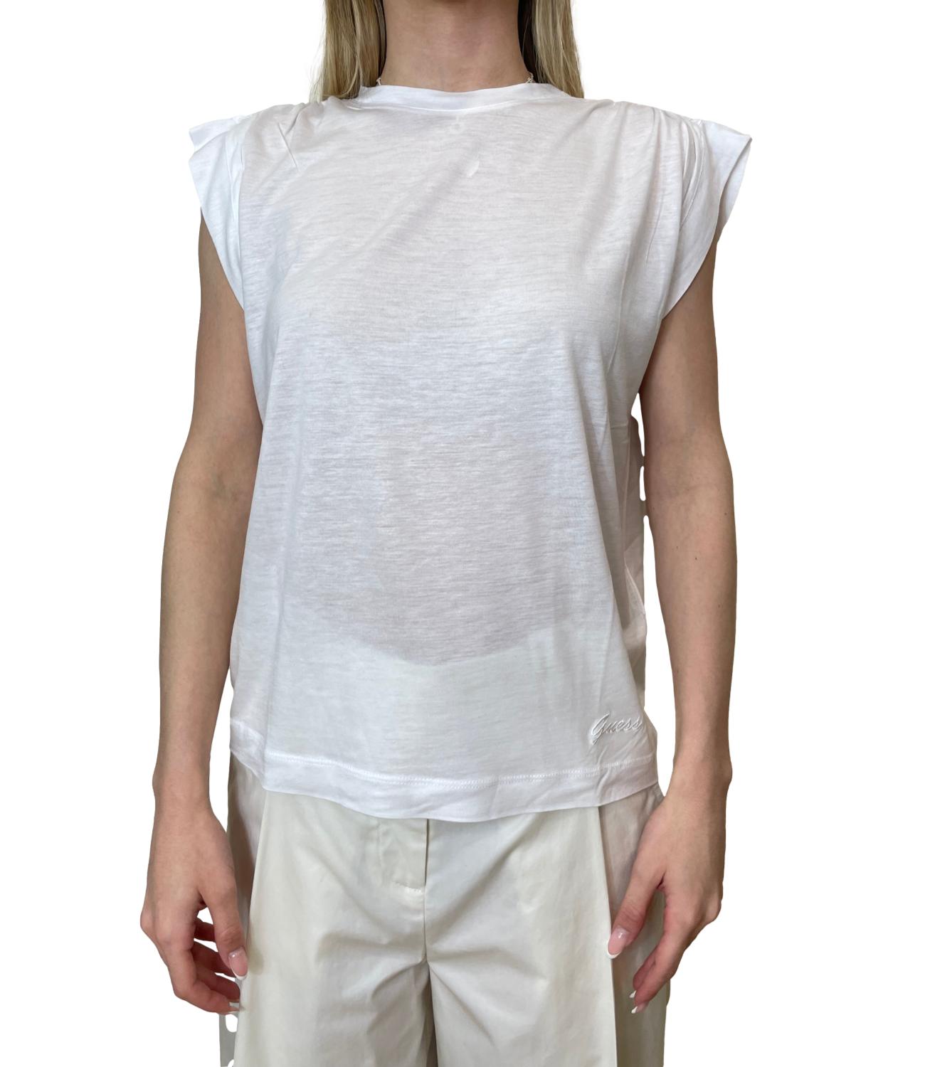 Guess Maglia Pure White Donna