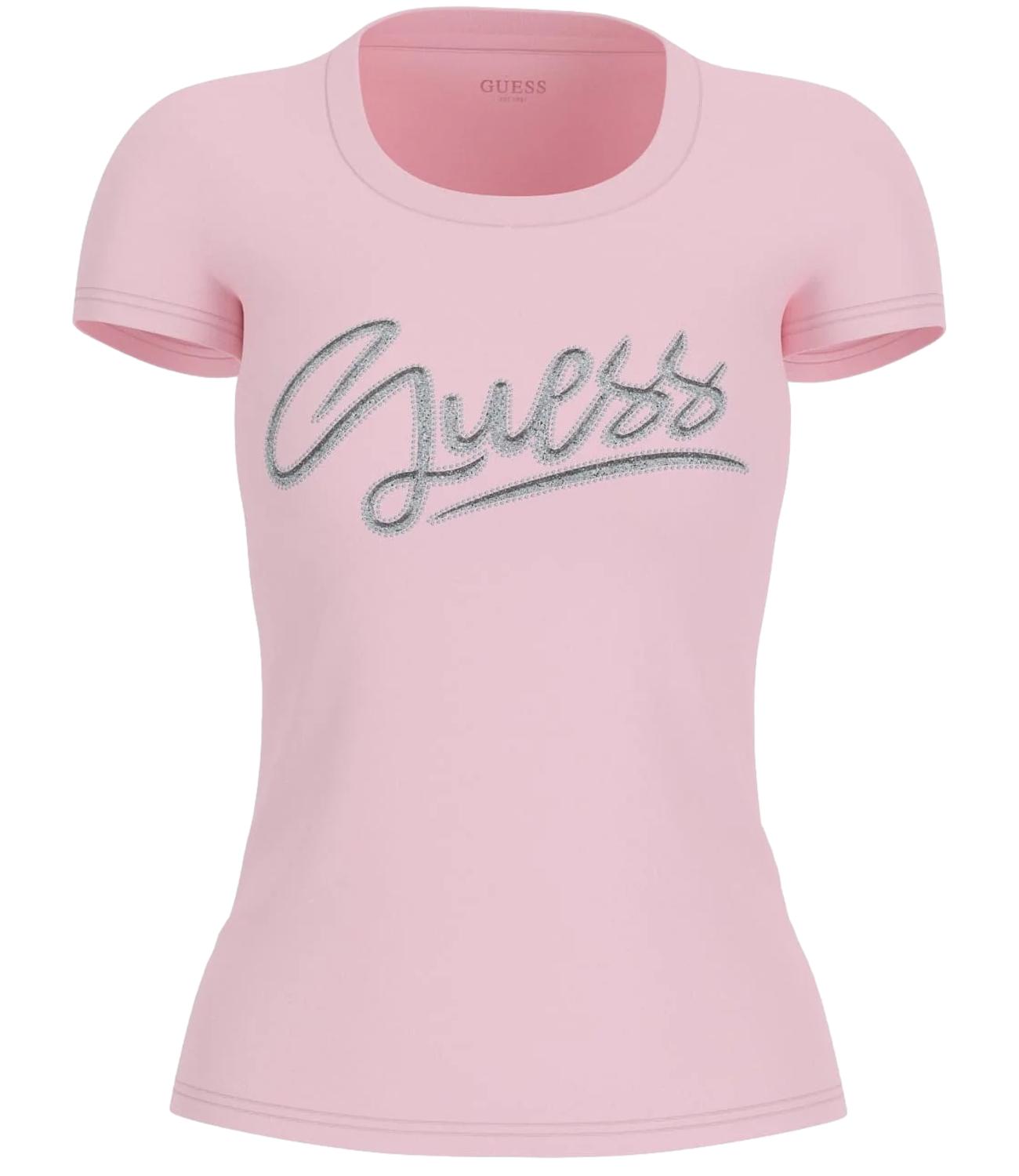 Guess T-shirt Delicate Pink Donna