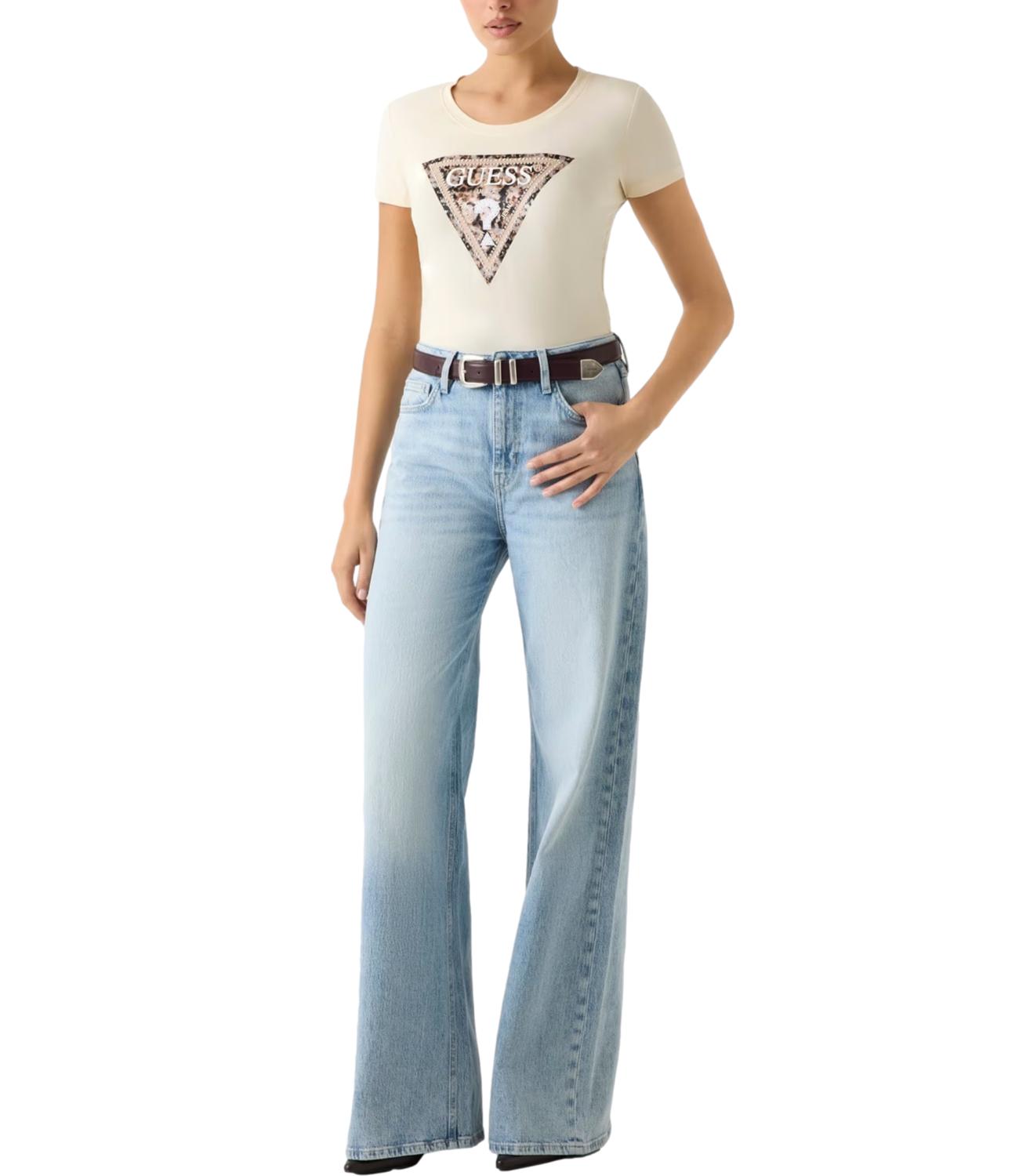 Guess T-shirt Pearl White Donna