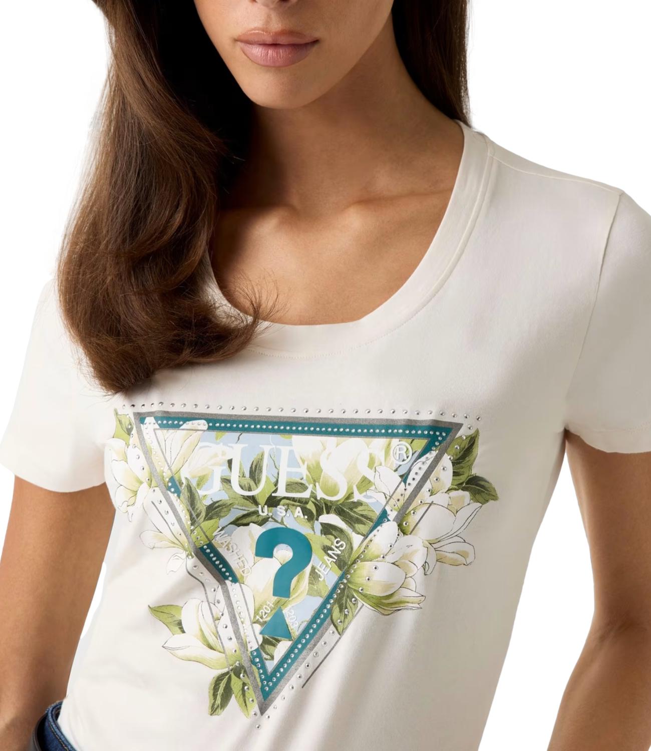 Guess Maglia Cream White da Donna