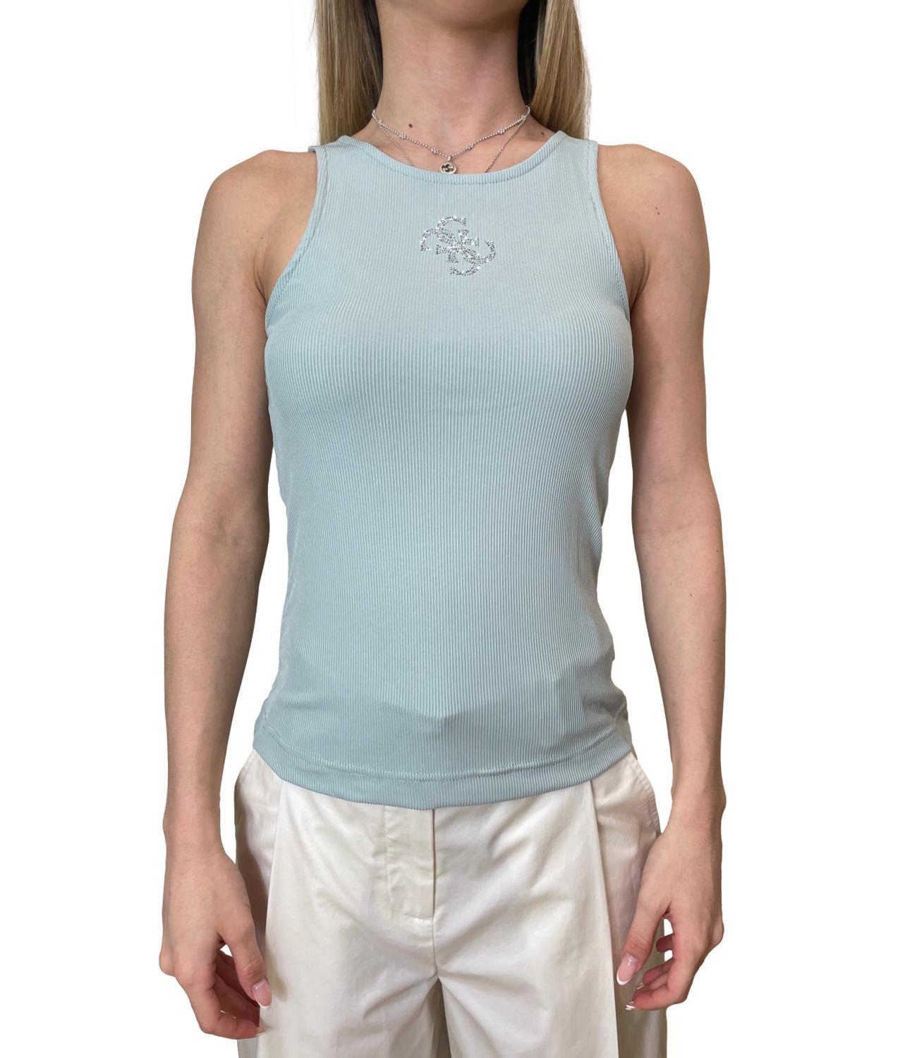 Guess Maglia Top Matcha Dust Donna