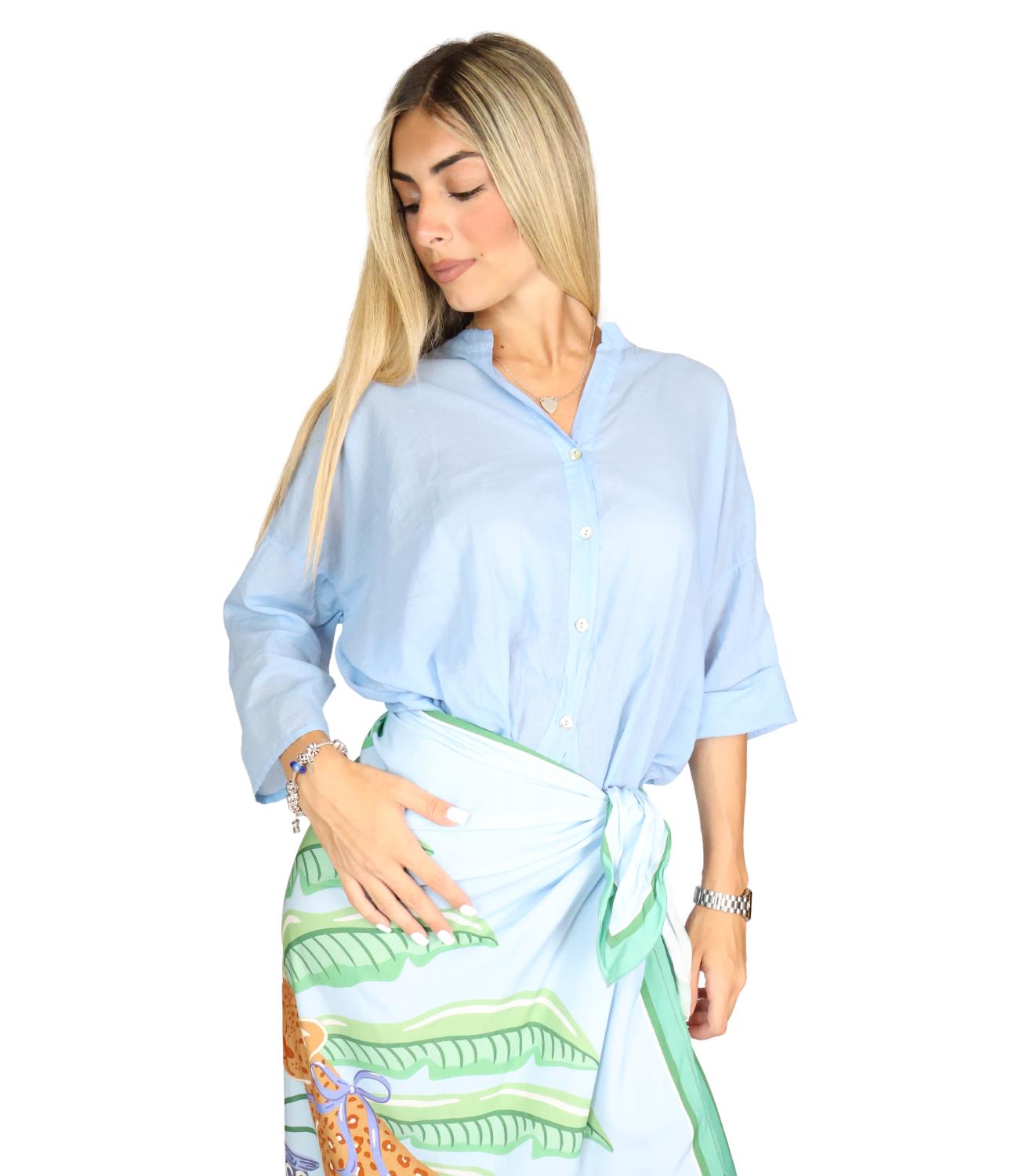 Have One Camicia Celeste da Donna