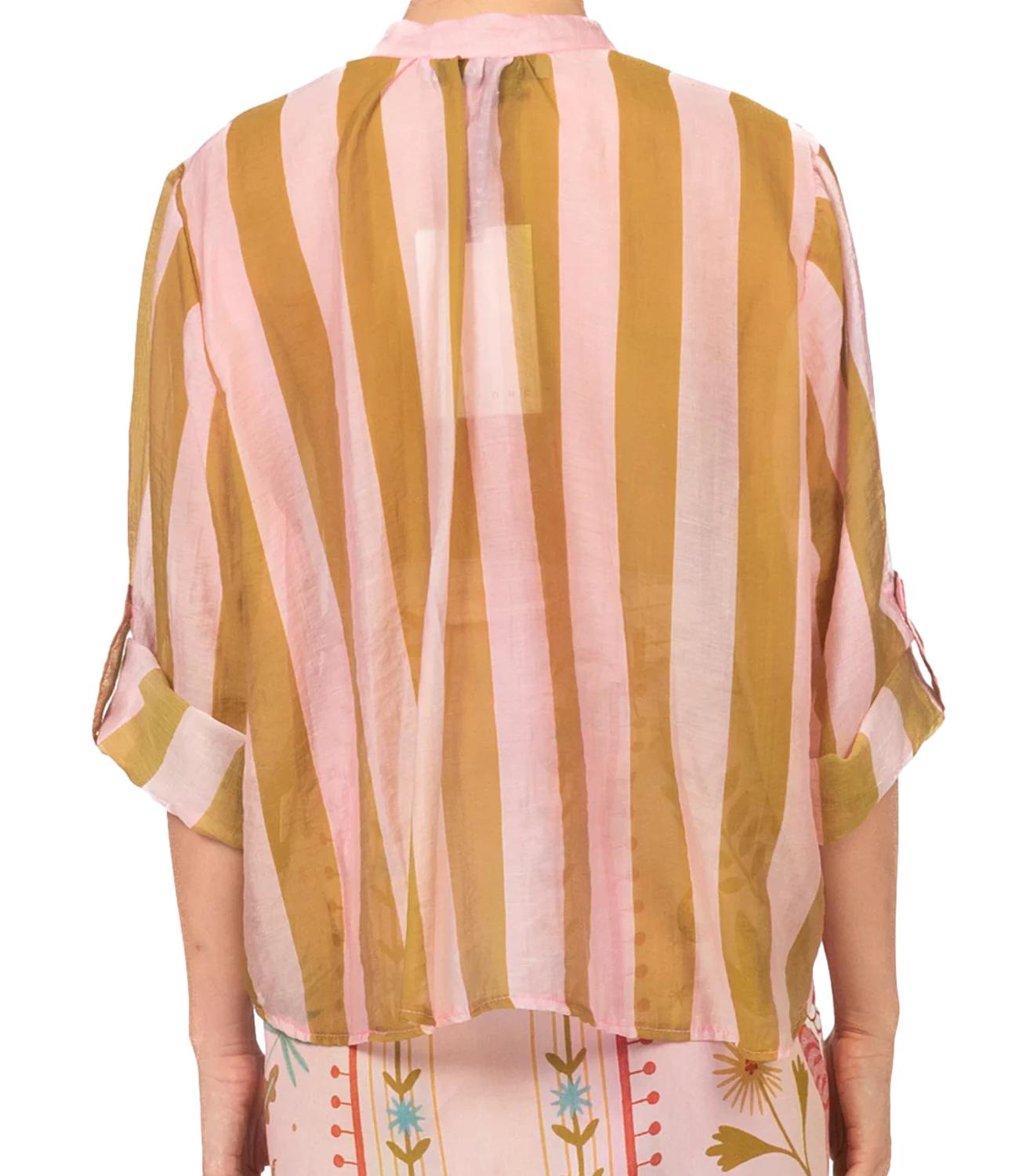 Have One Camicia Riga Rosa/olio da Donna