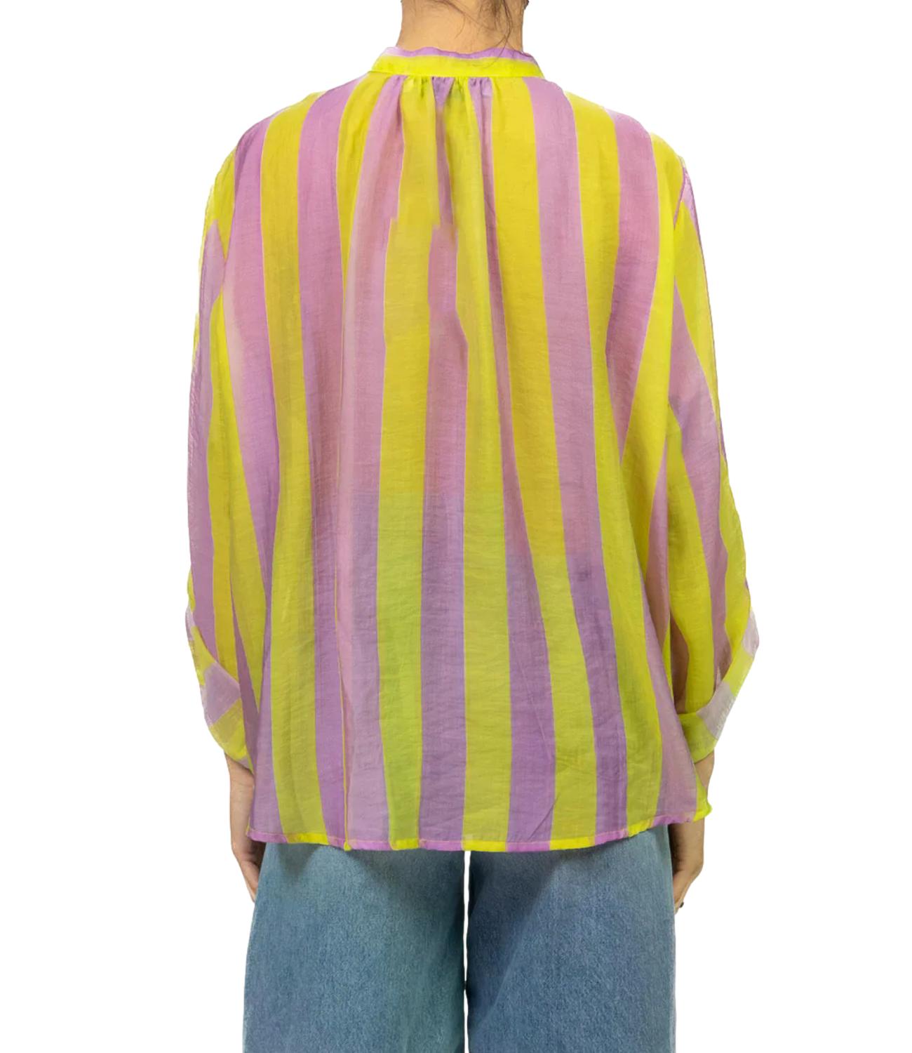 Have One Camicia Riga Lime da Donna