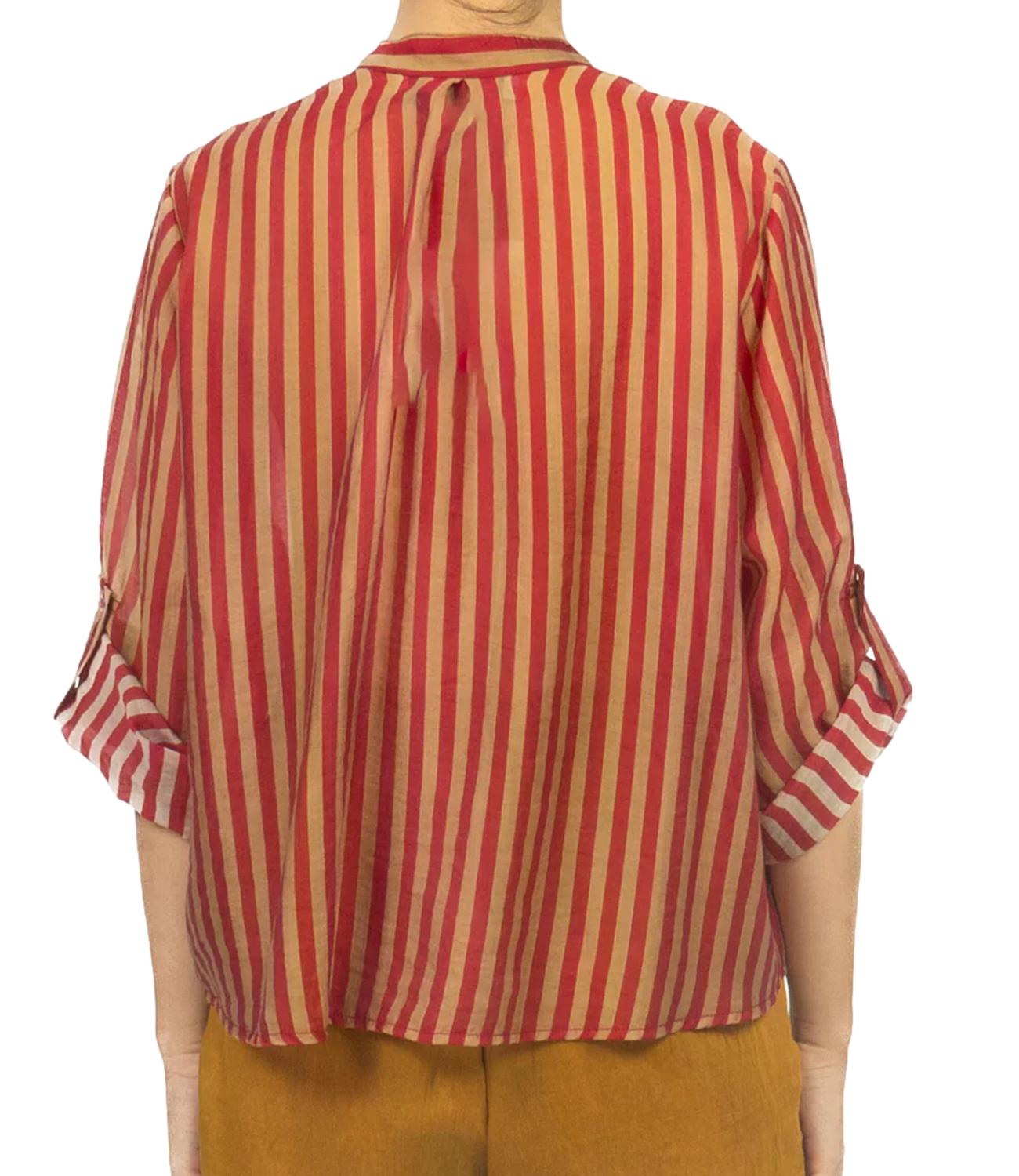Have One Camicia Riga India/sabbia da Donna