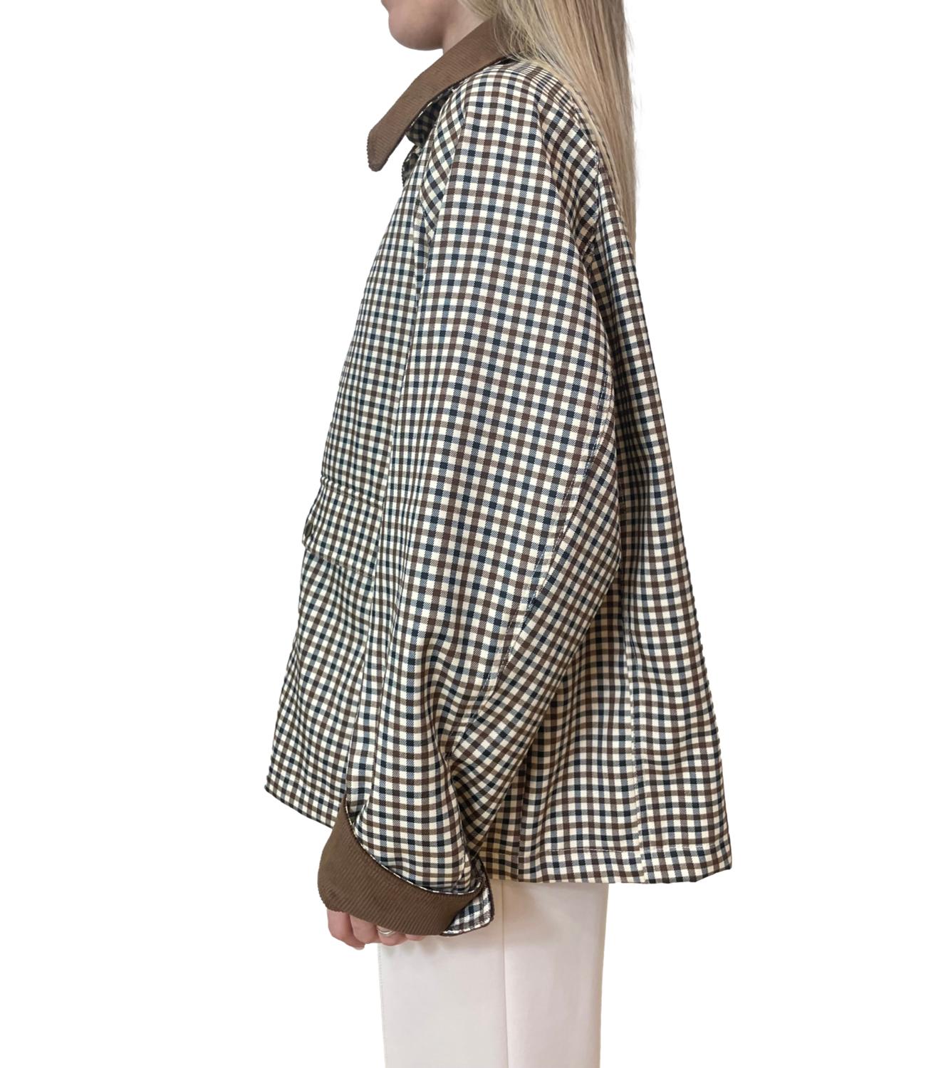 Have One Giacca Quadro Moro Donna