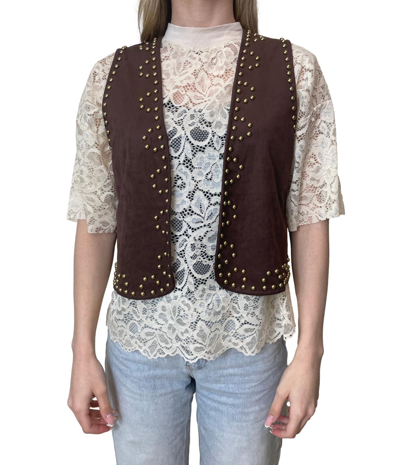 Have One Gilet Coffee Donna