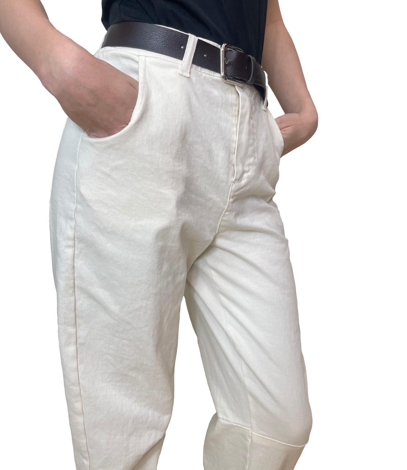Have One Pantalone Barrell Burro Donna