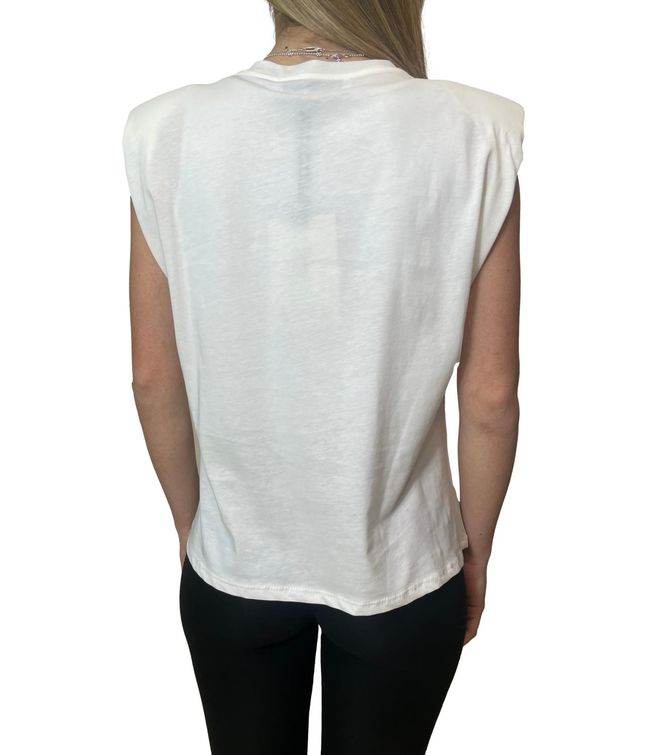 Have One T-short Fiori Panna Donna