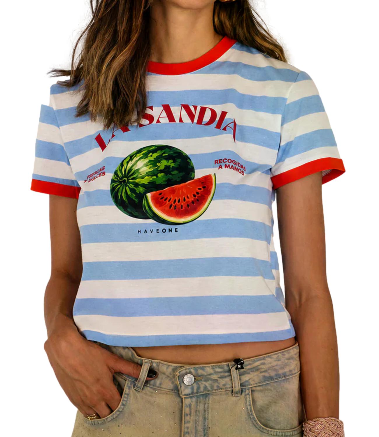 Have One T-Shirt Latte/cielo da Donna