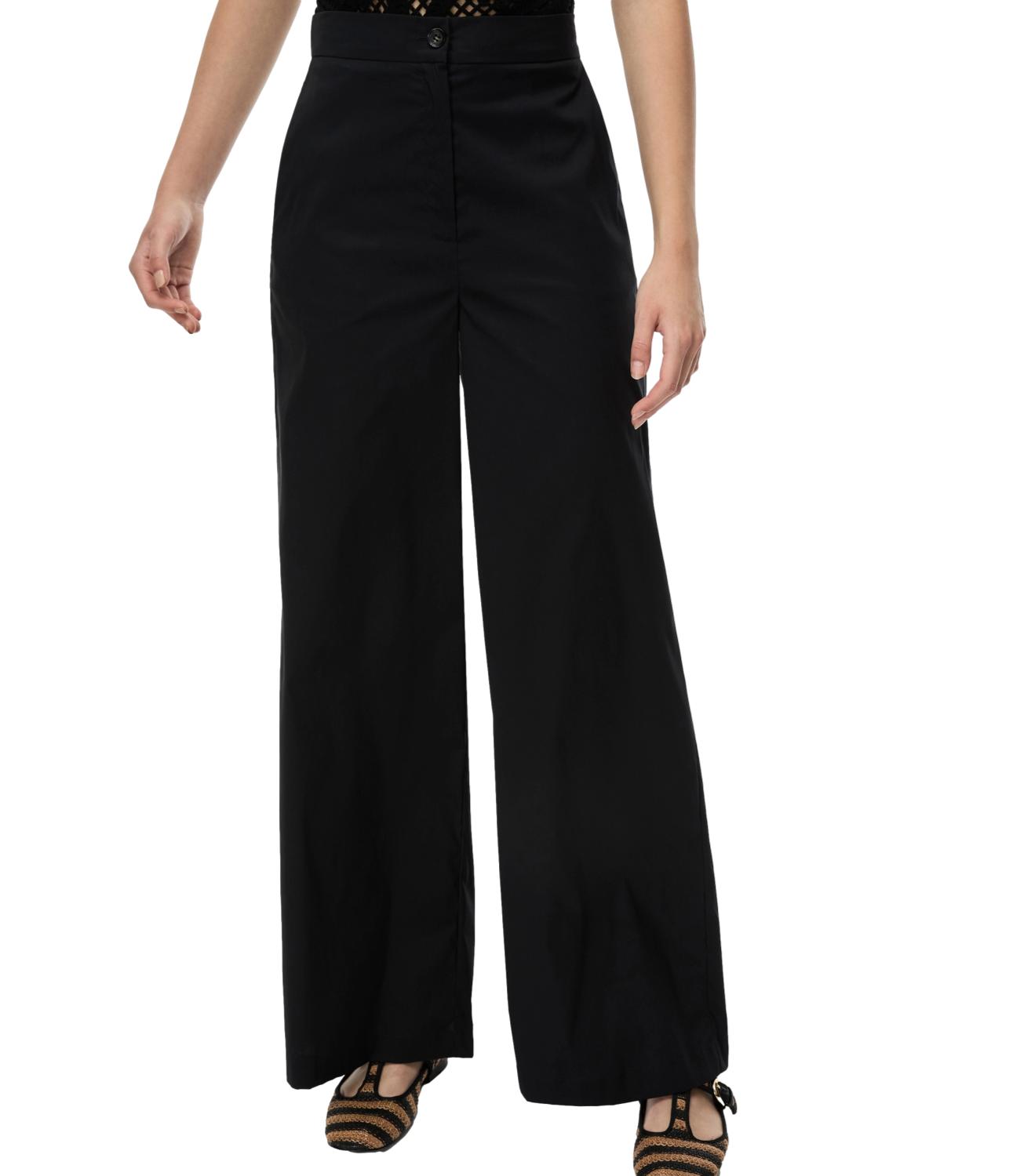 Iblues Pantalone Nero da Donna