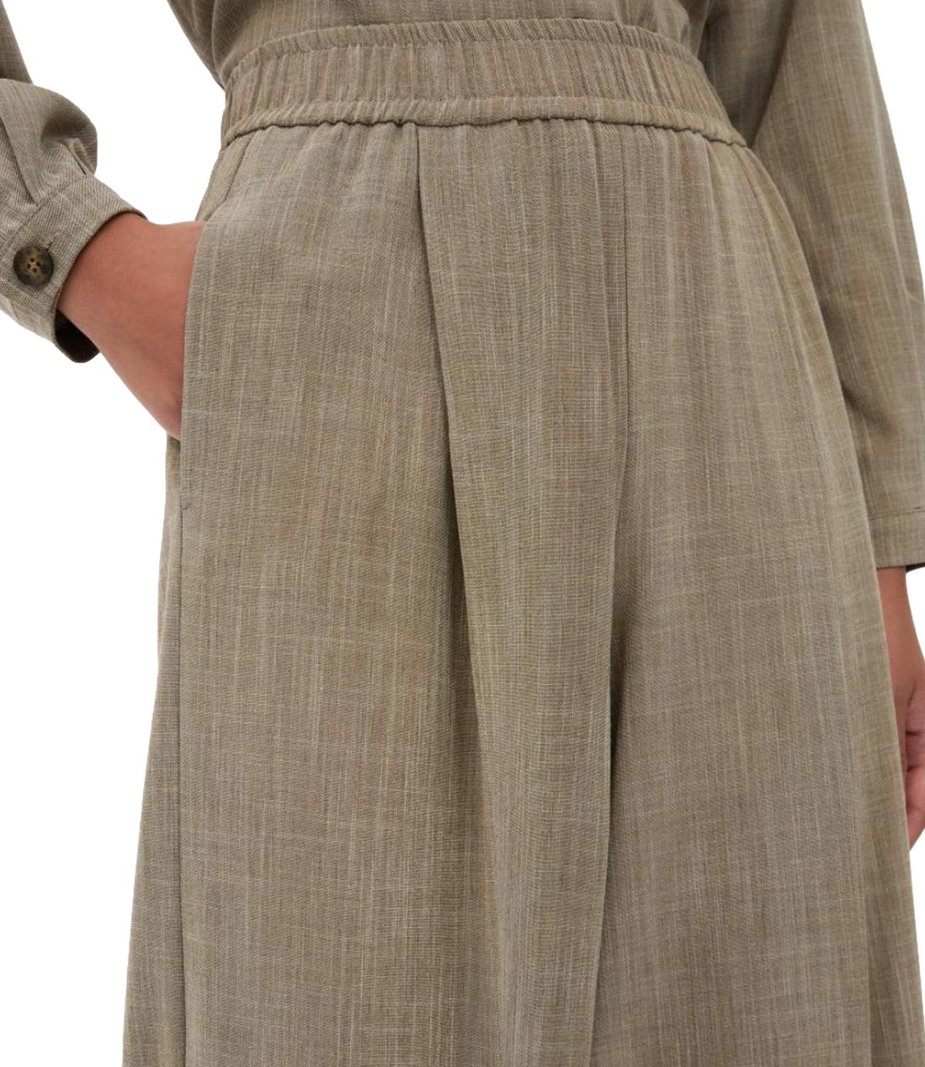 Iblues Pantalone Oliva da Donna