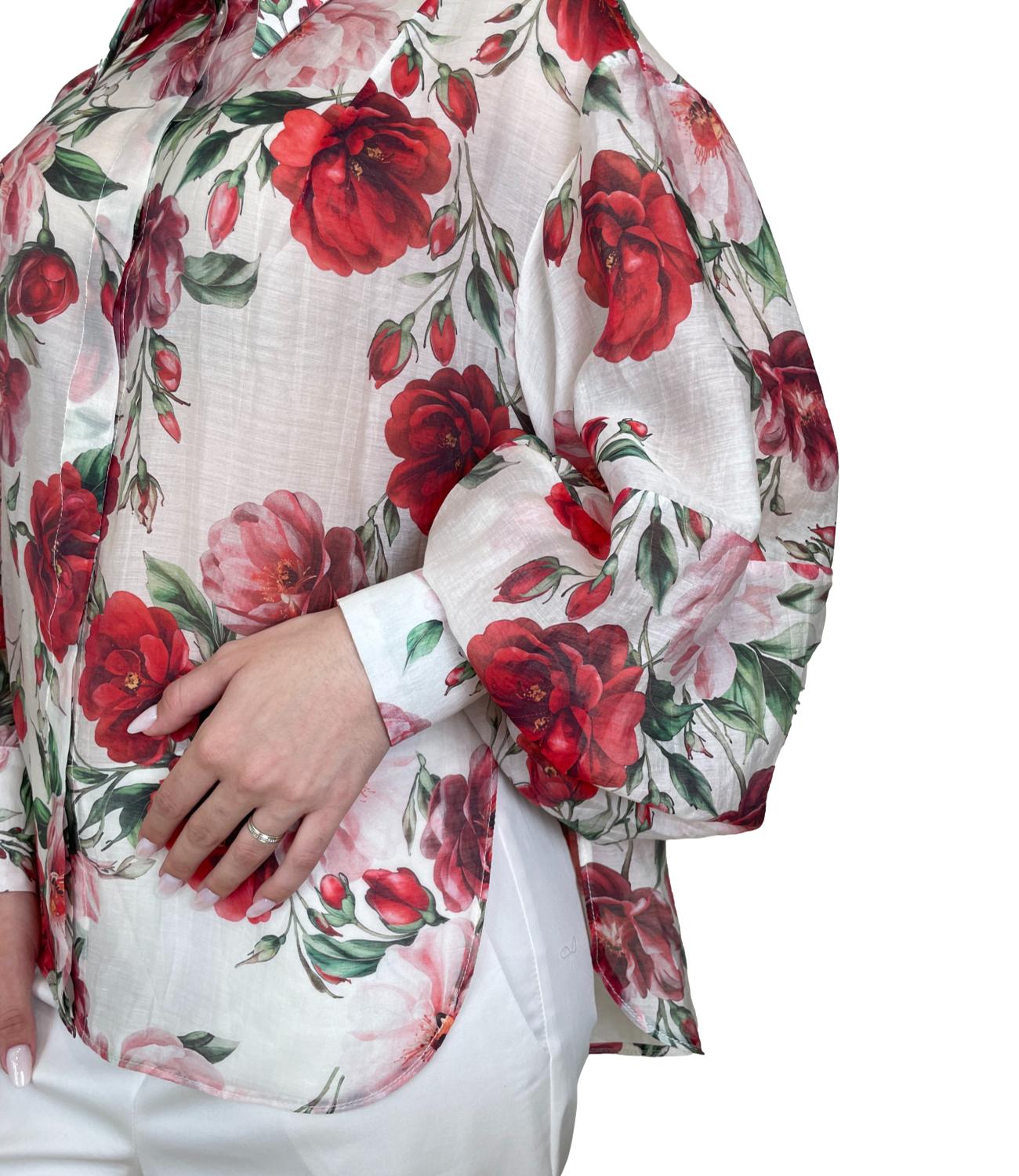 Imperial Camicia Panna/rosso da Donna