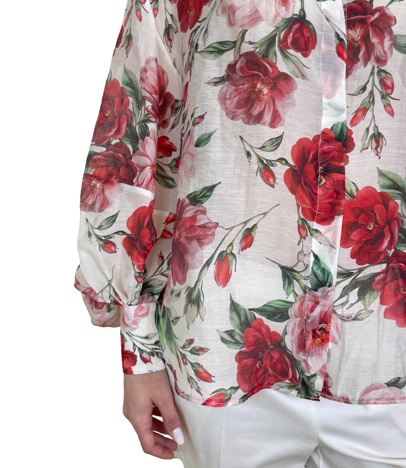 Imperial Camicia Panna/rosso da Donna