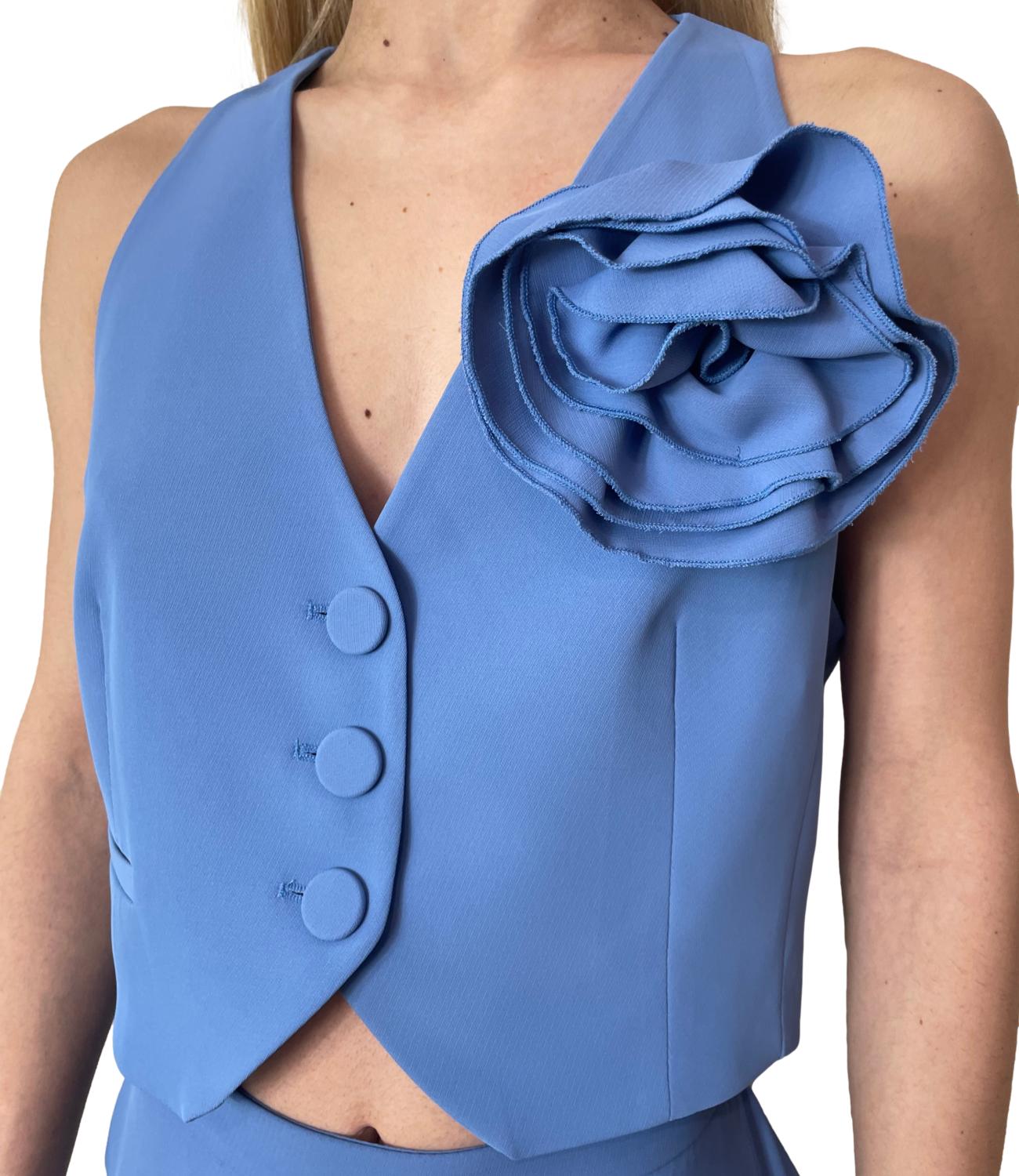 Imperial Gilet Ceruleo da Donna
