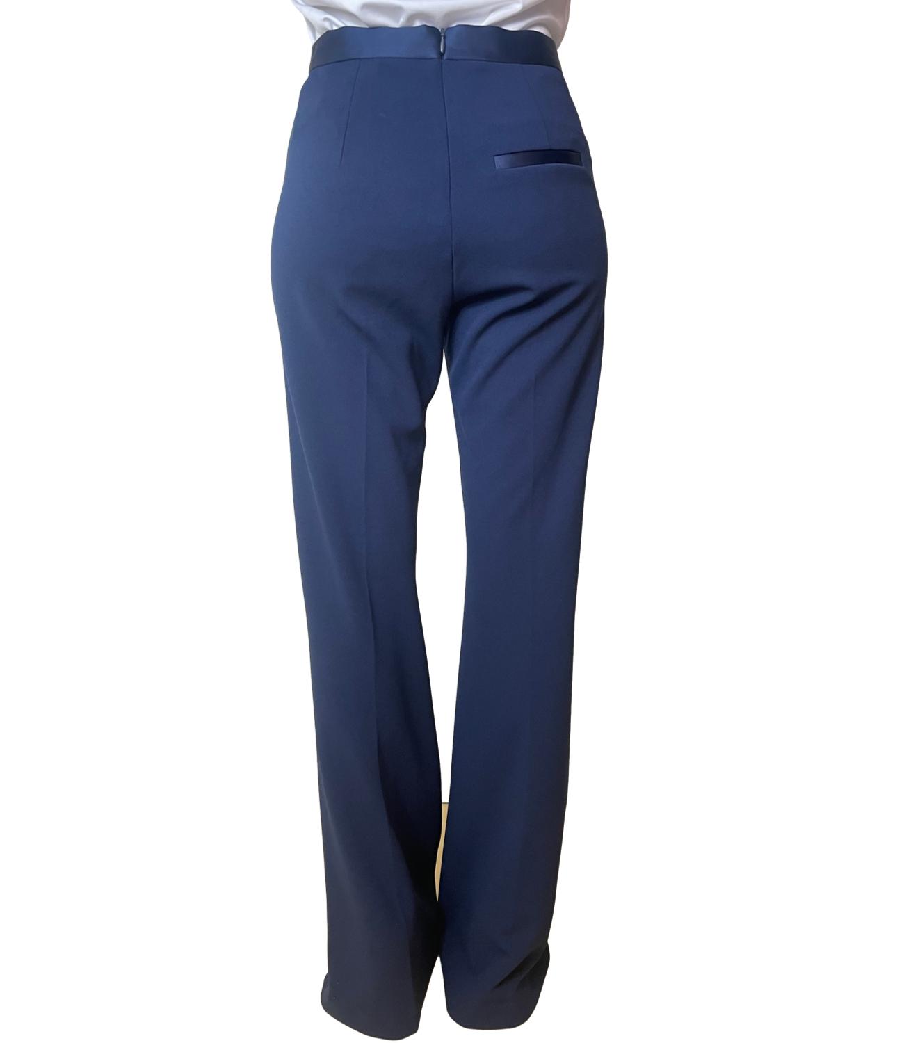 Imperial Pantalone Zampa Blu Donna