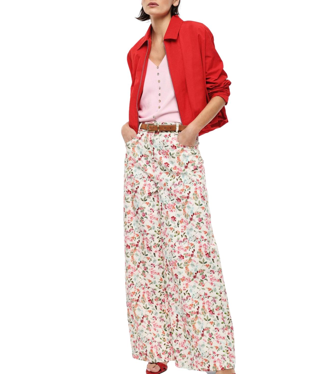 Imperial Pantalone Panna/rosa da Donna