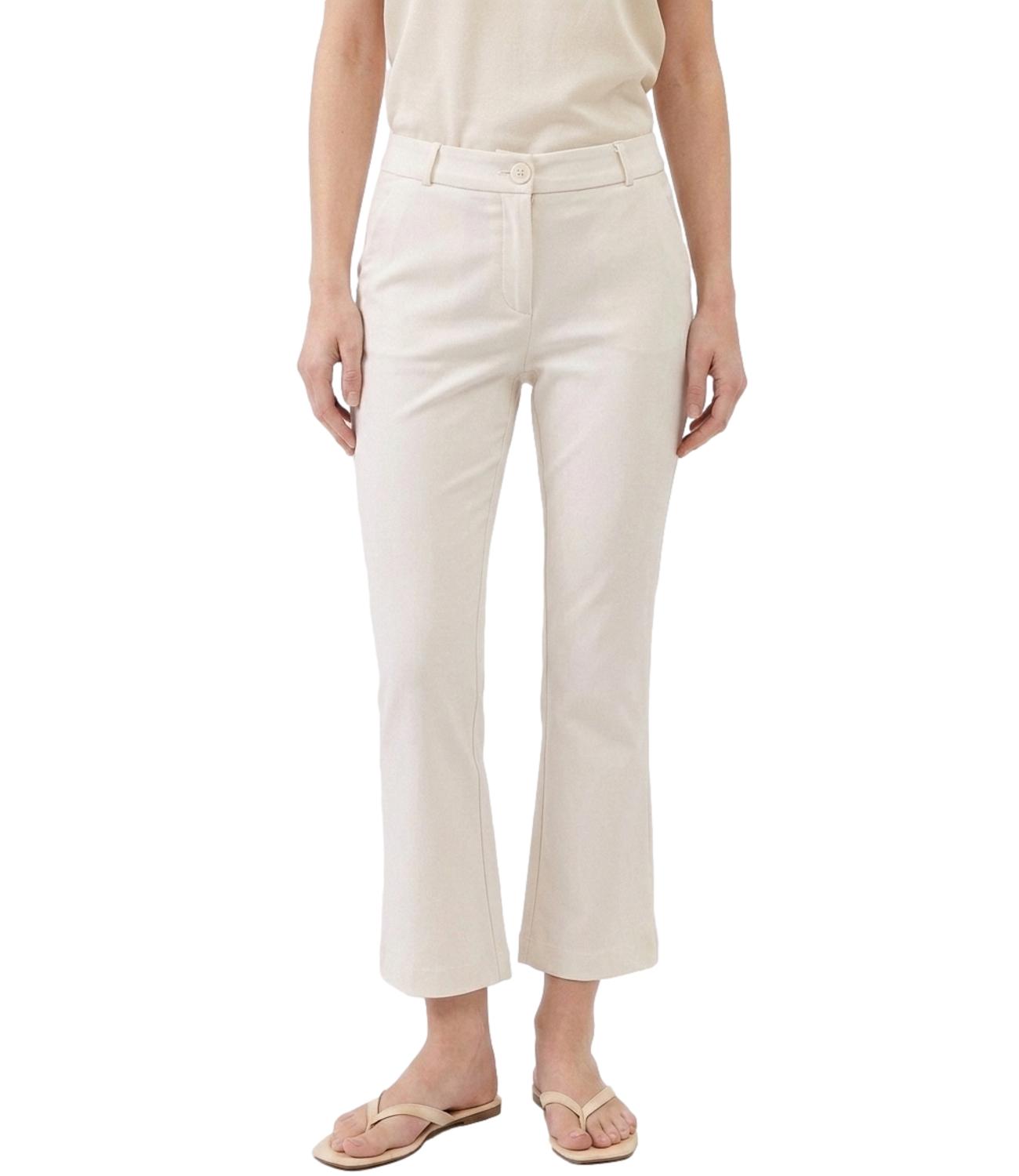 Imperial Pantalone Bianco Lana da Donna