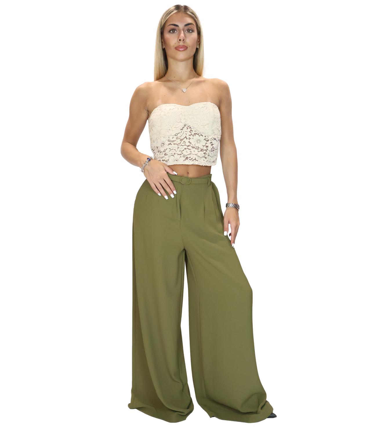 Imperial Pantalone Pistacchio da Donna