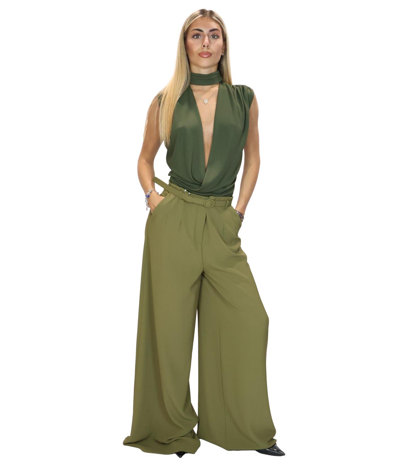 Imperial Pantalone Pistacchio da Donna