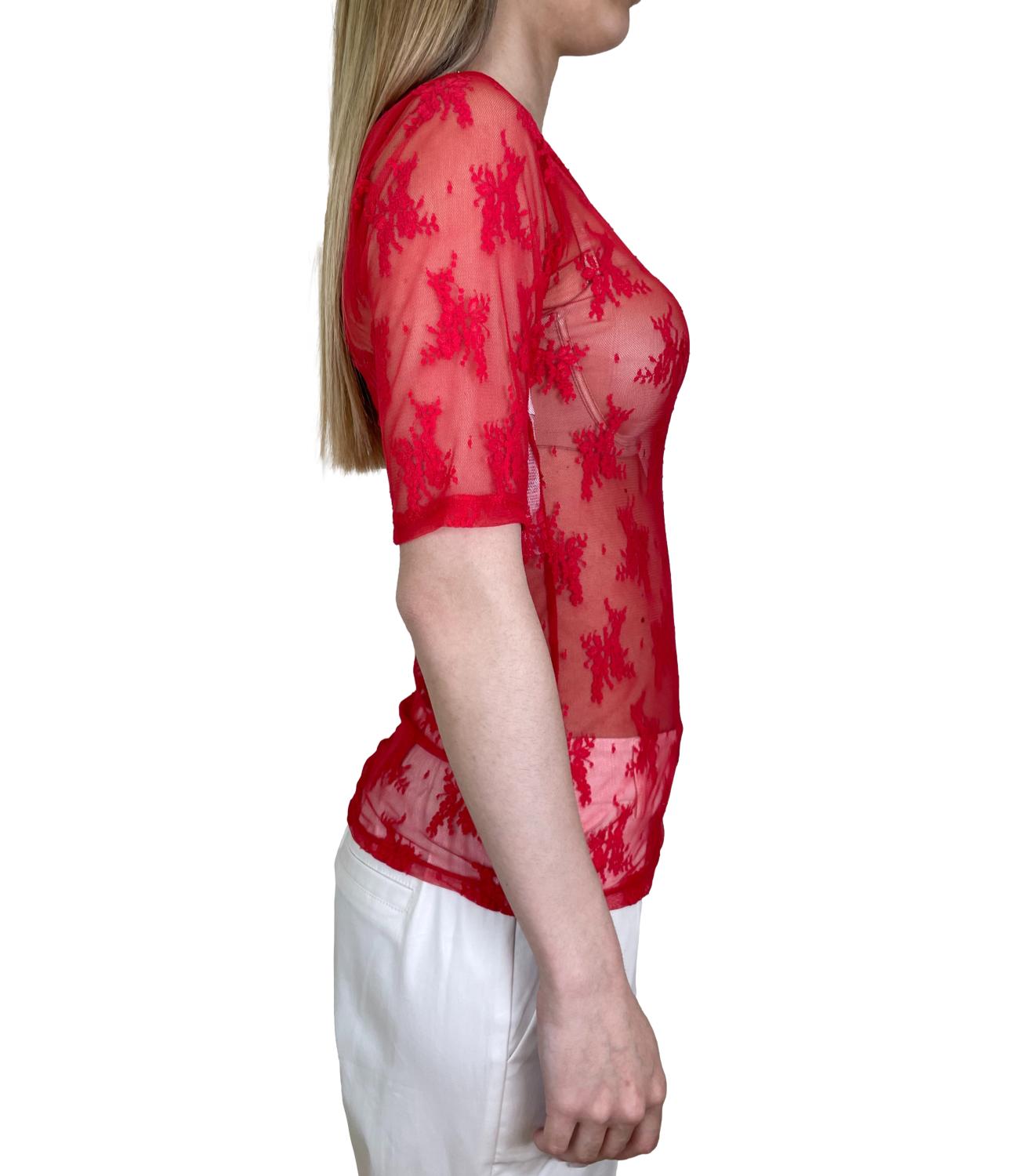 Imperial T-Shirt Rosso da Donna
