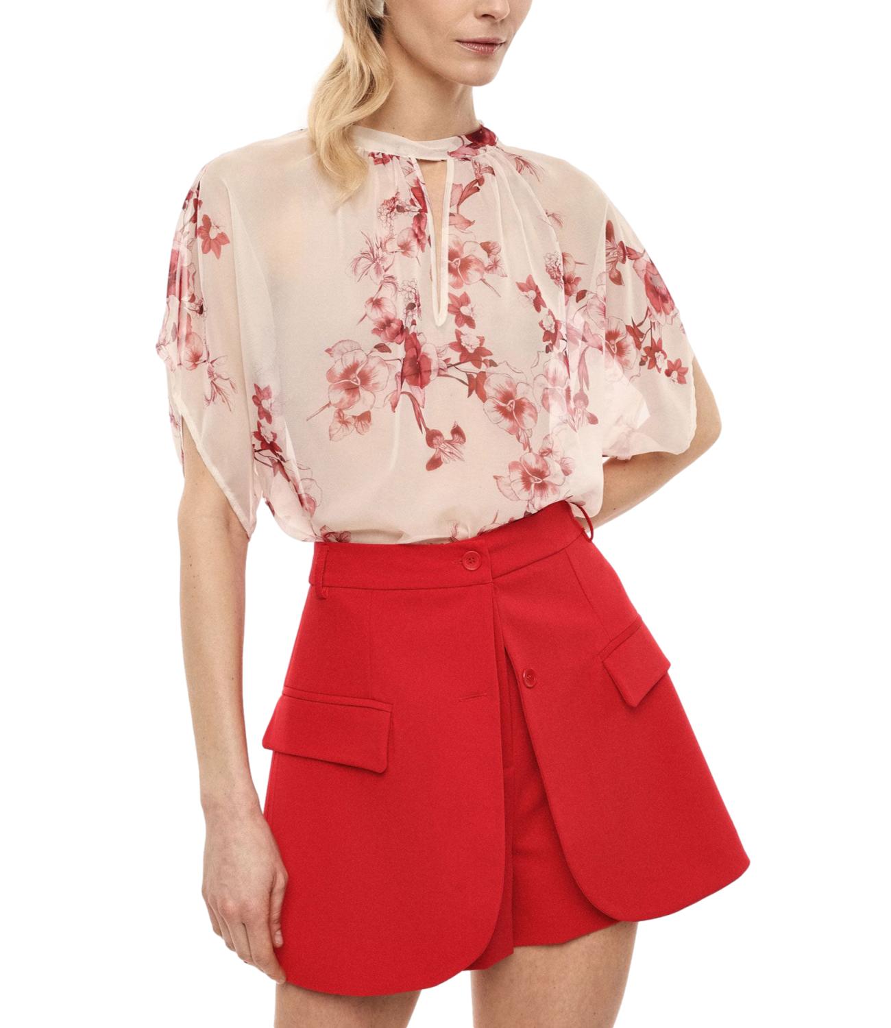 Imperial T-shirt Latte/Amaranto Donna