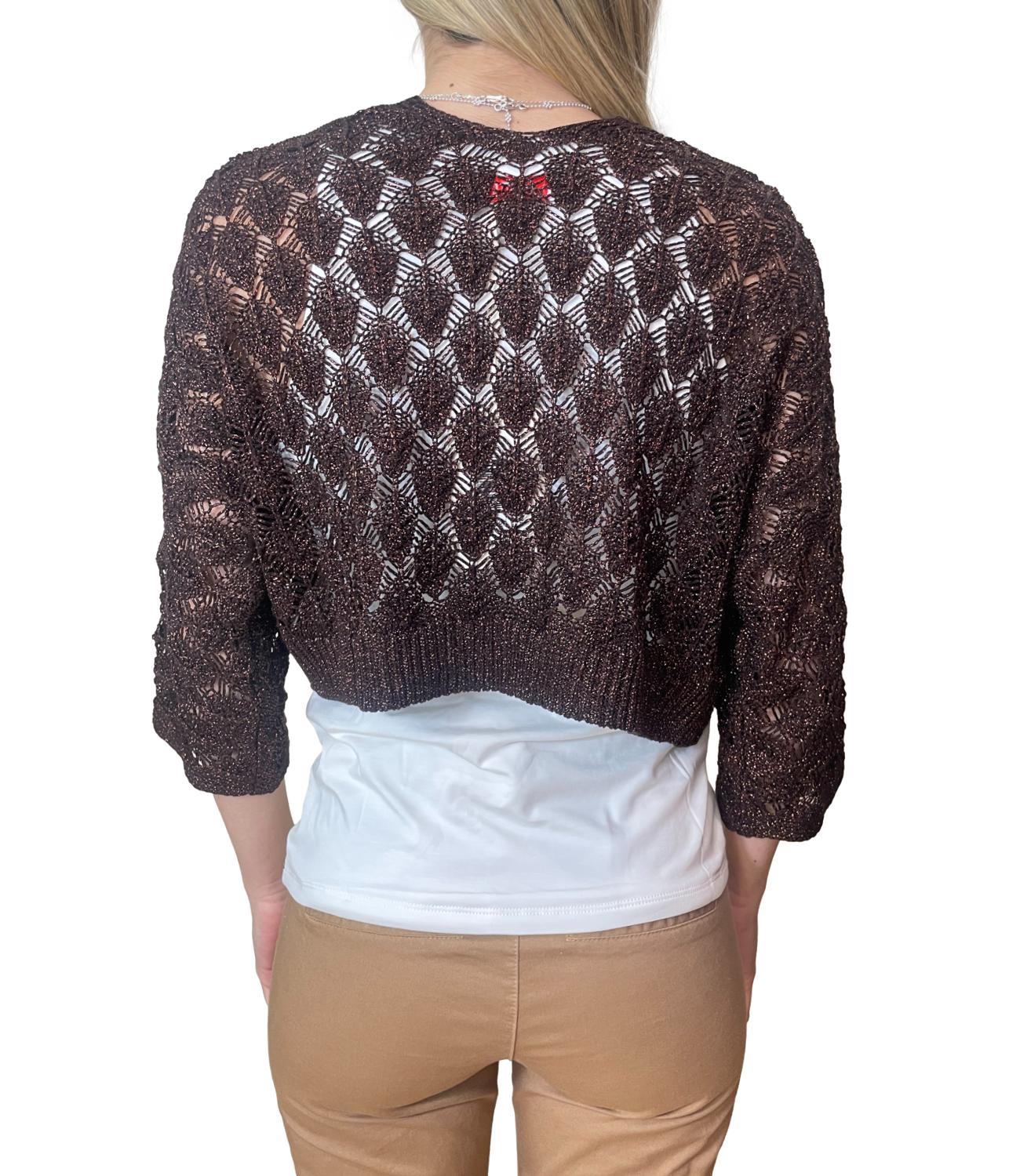 Kontatto Coprispalle Lurex Moro Donna