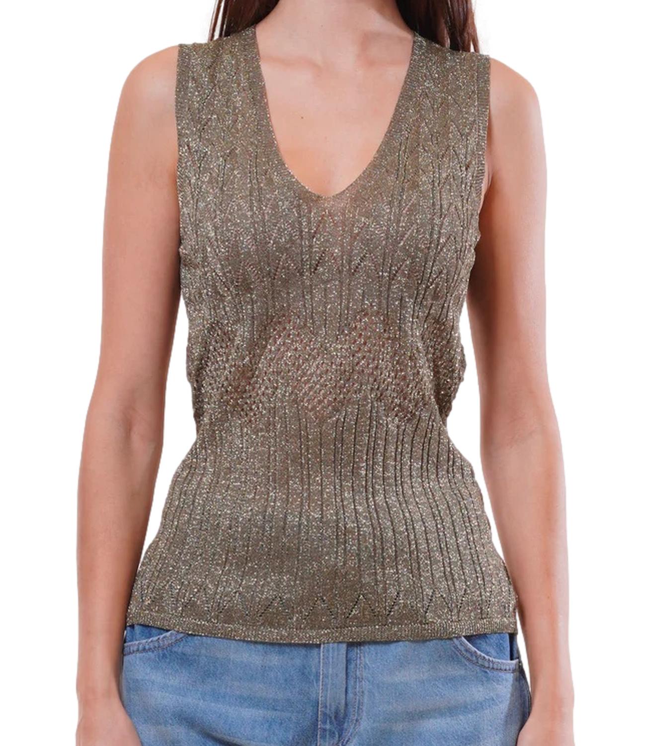 Kontatto Top Militare da Donna