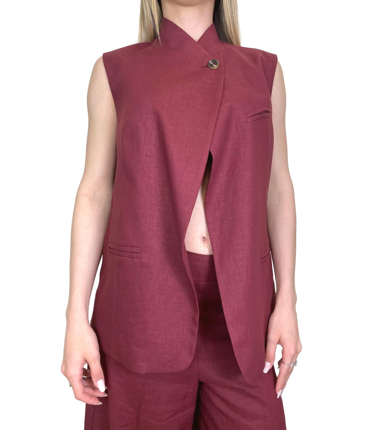 Kontatto Gilet Brownberry Donna