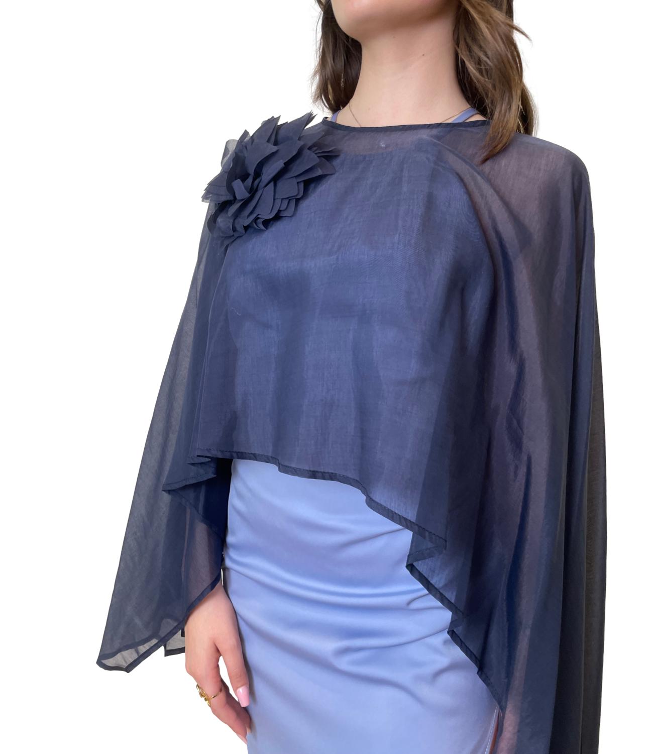 Kontatto Mantella Blu Donna