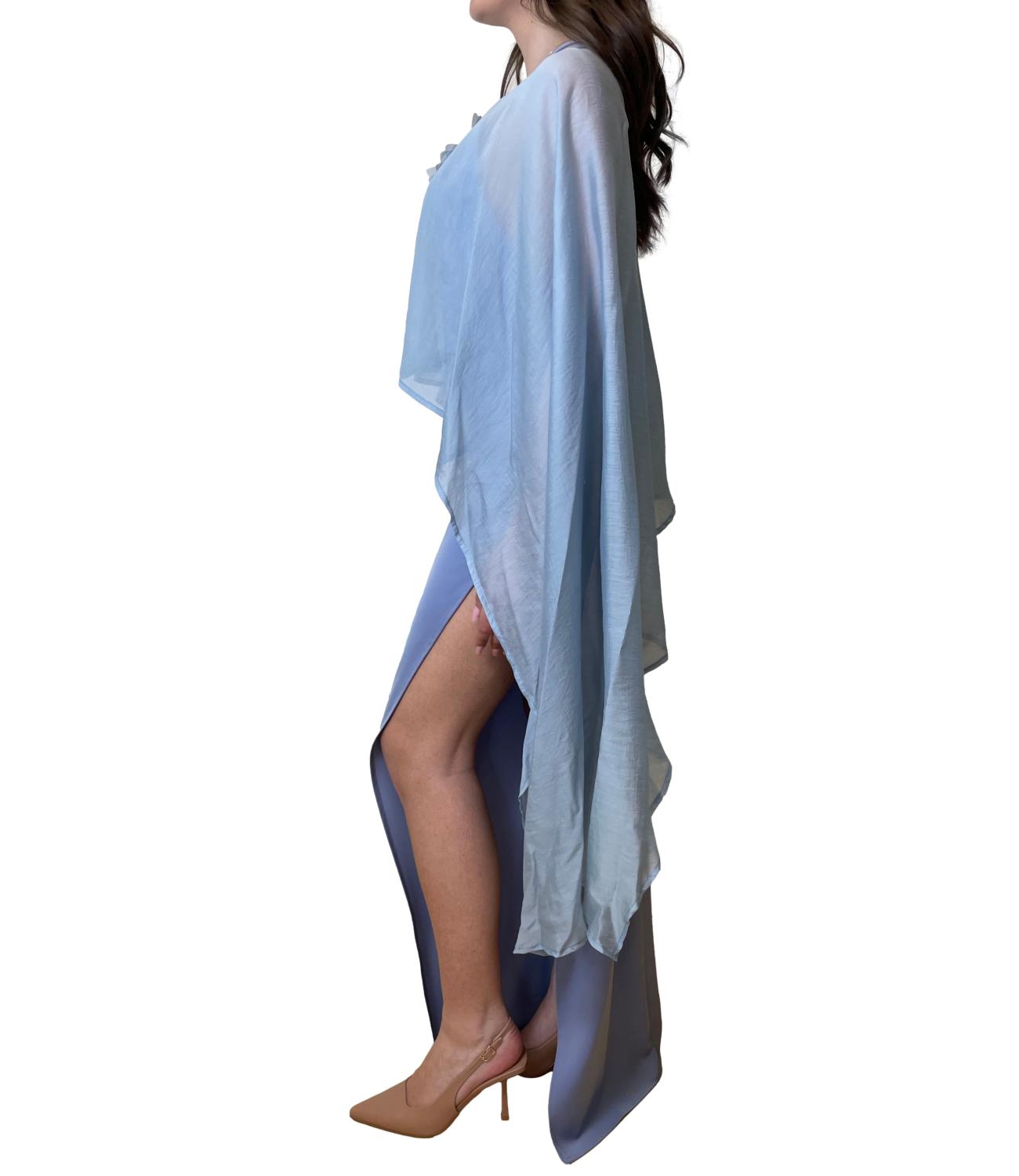 Kontatto Mantella Azzurro Donna
