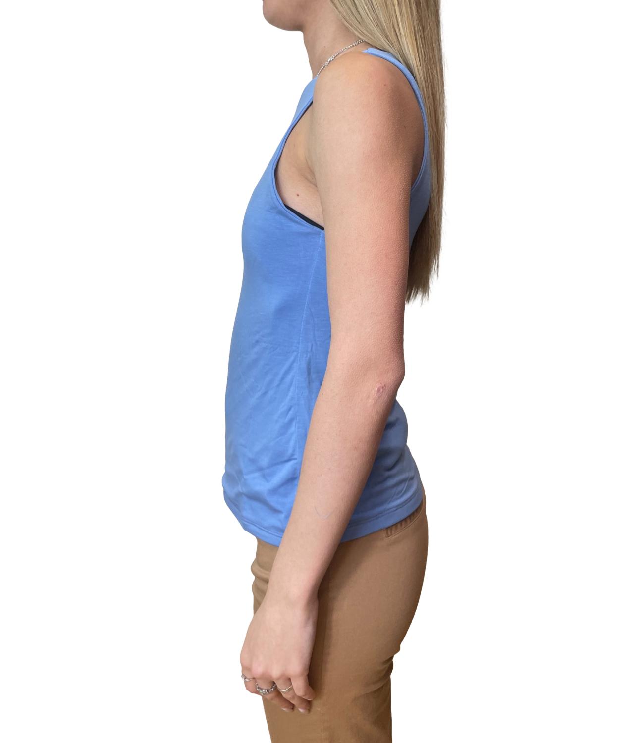 Kontatto Canotta Americana Denim Donna