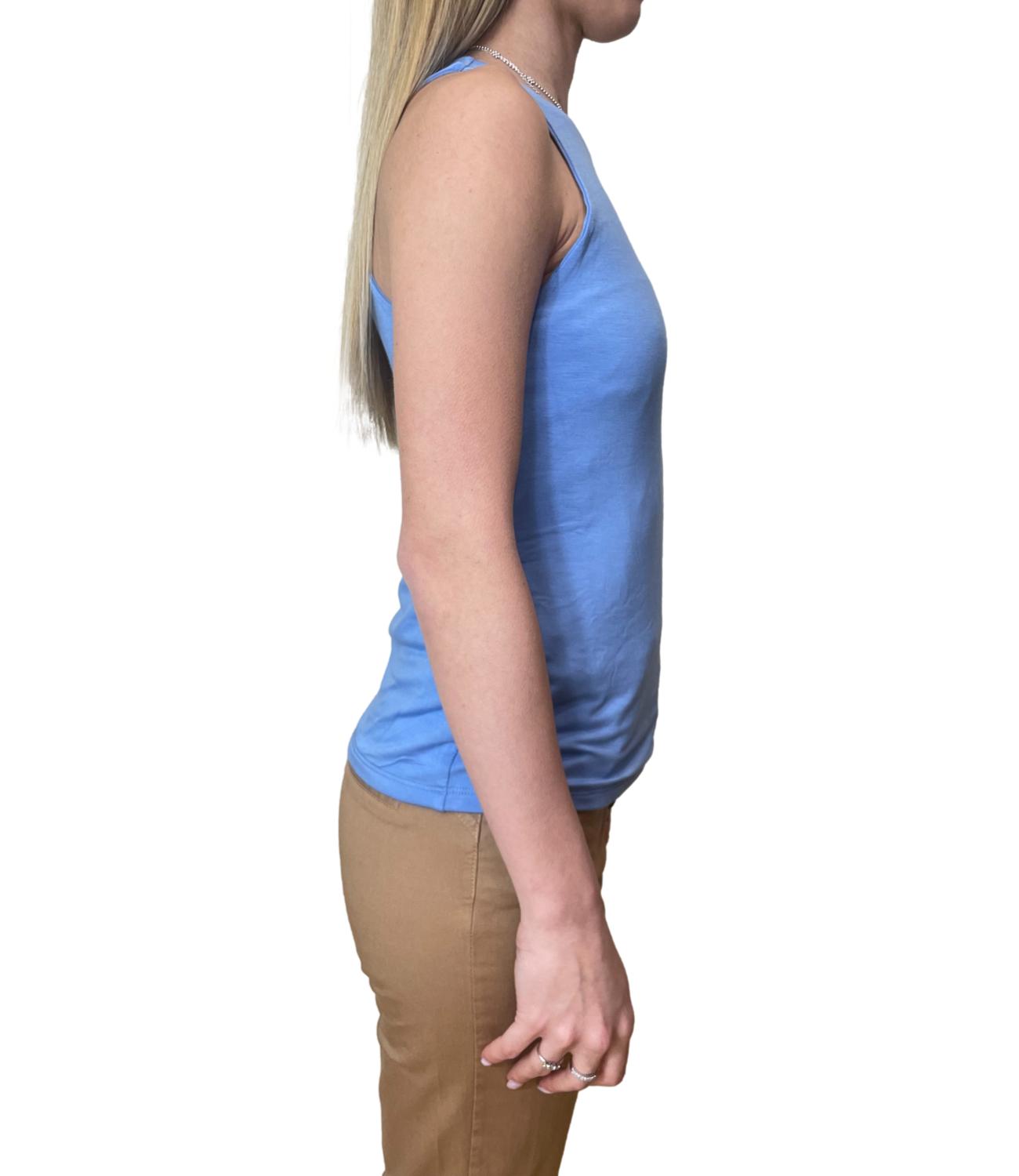 Kontatto Canotta Americana Denim Donna
