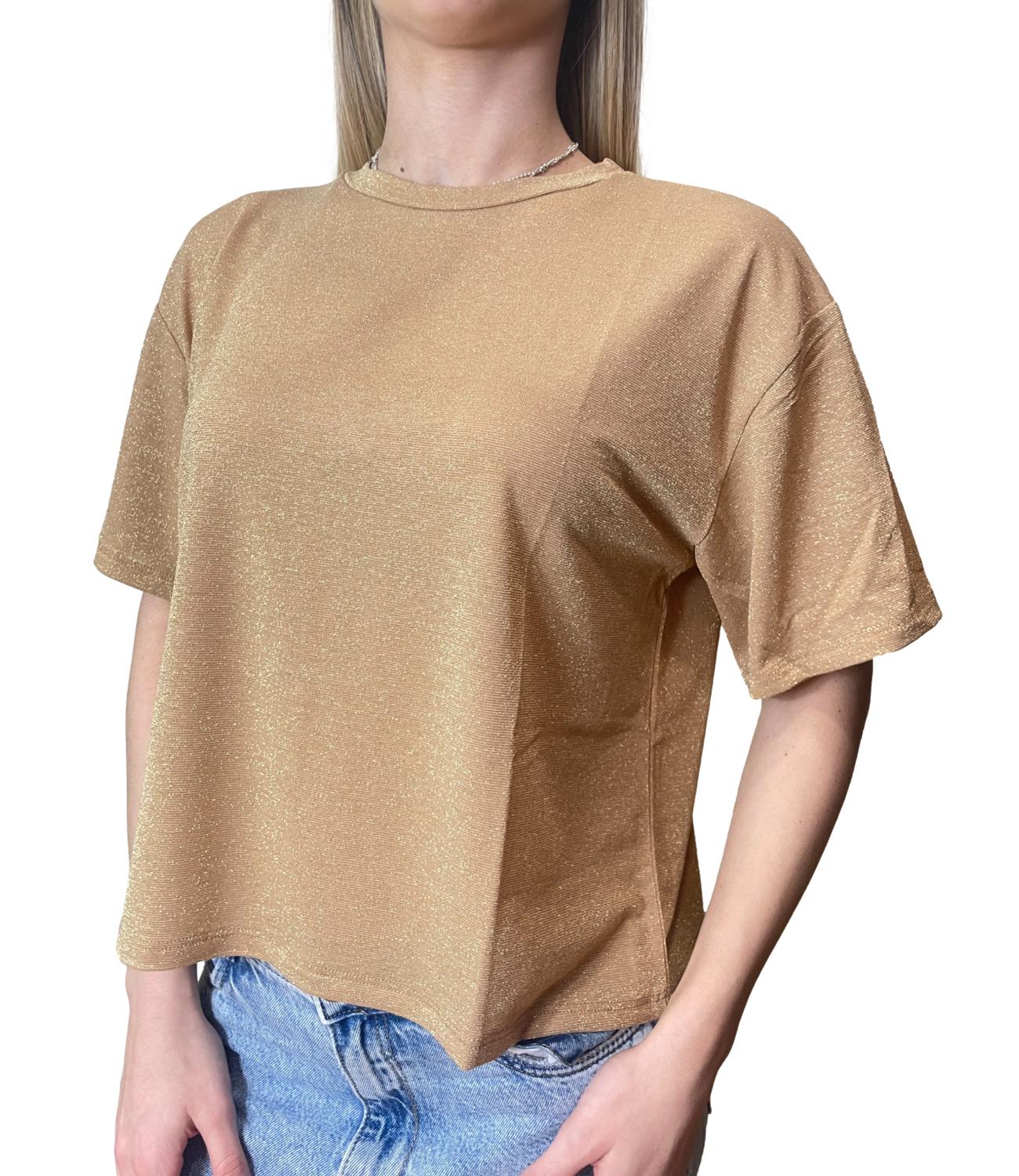 Kontatto T-shirt Oro Donna