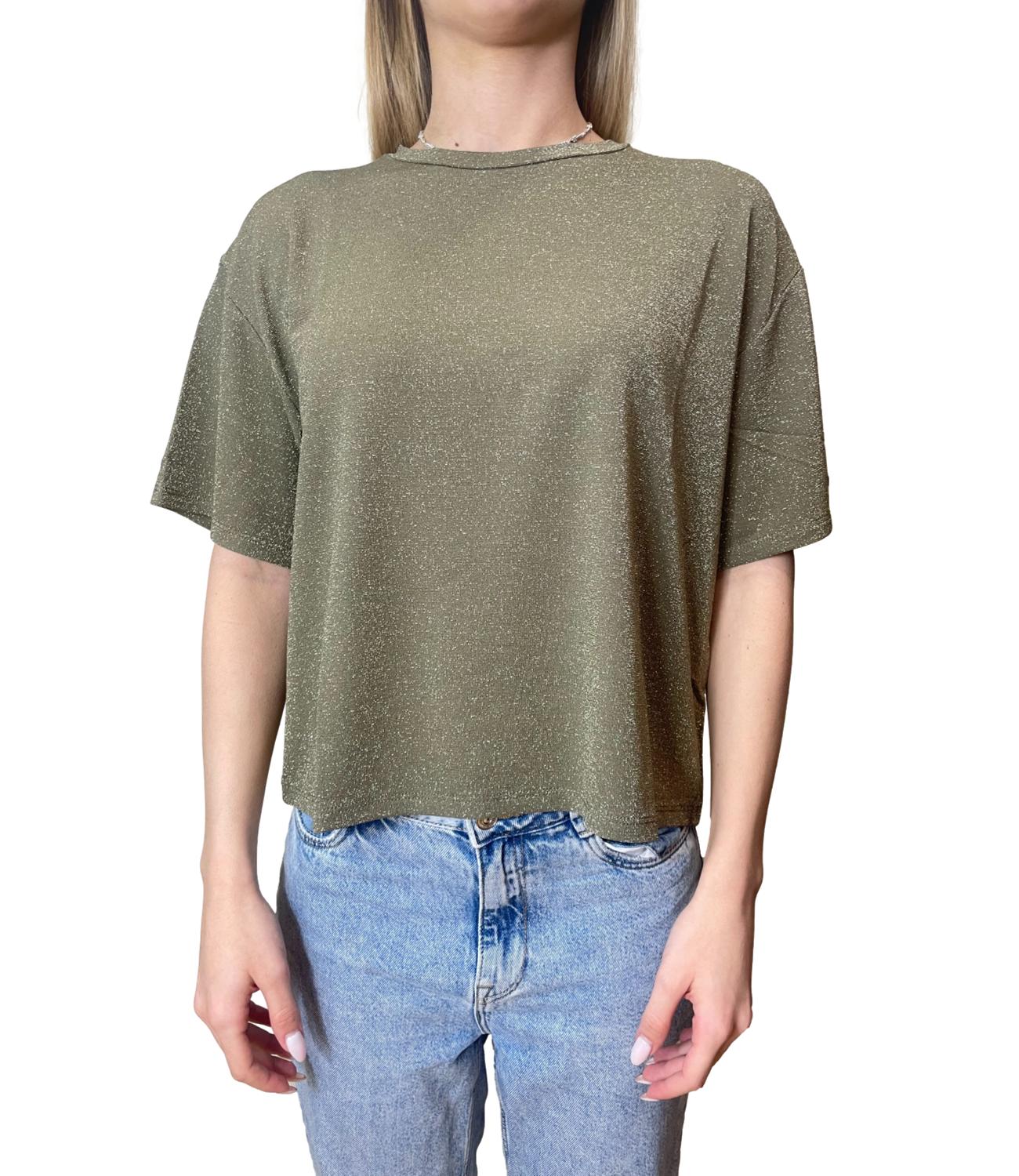 Kontatto T-shirt Militare Donna
