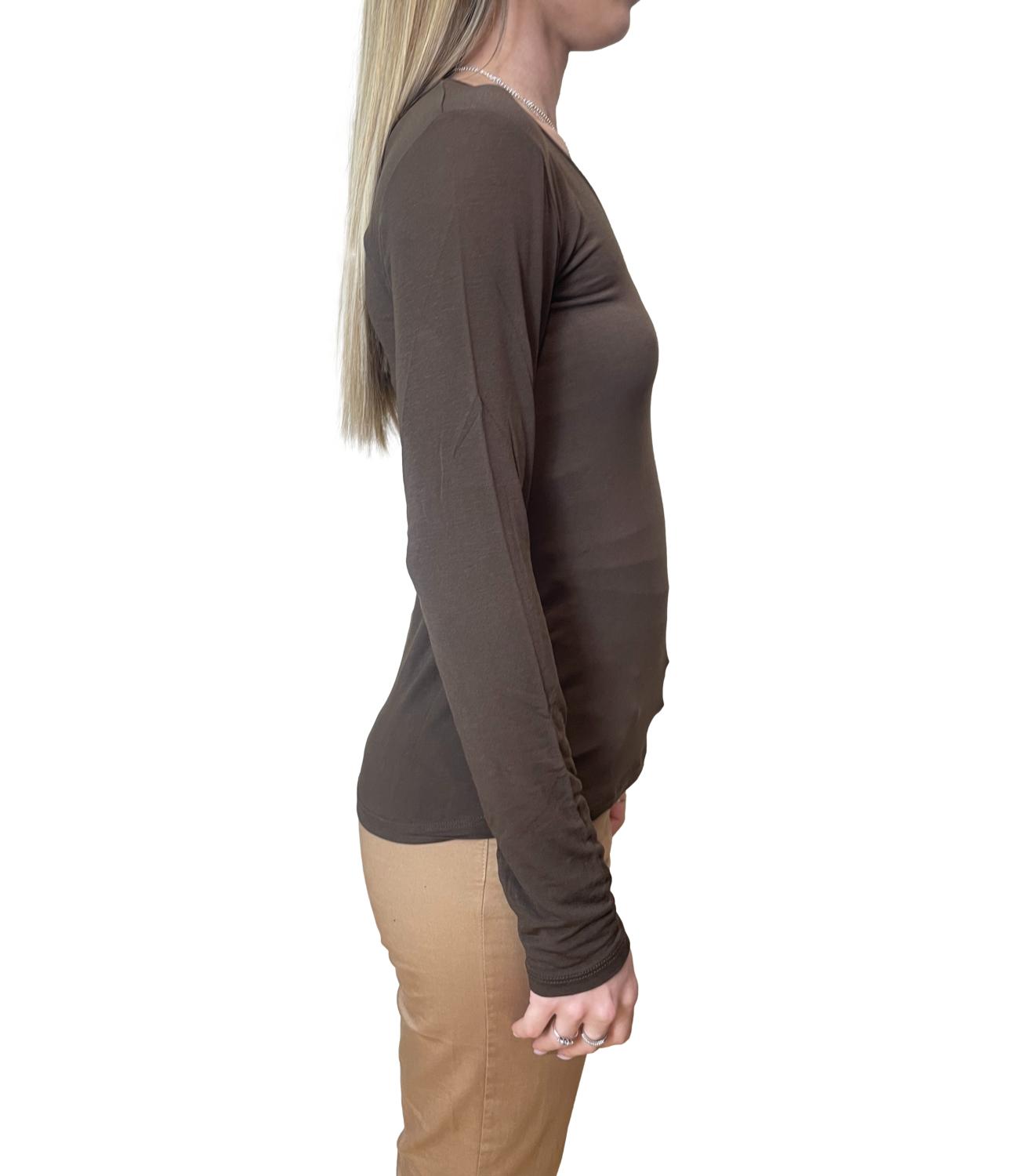 Kontatto Maglia Second Skin Cioccolato Donna