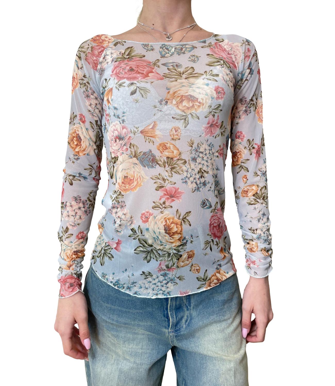 Kontatto Maglia Floreale da Donna