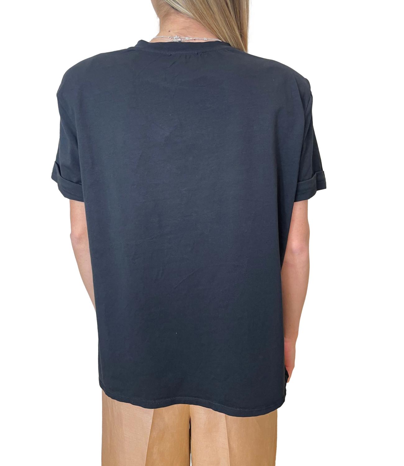 Kontatto T-shirt Nero Donna