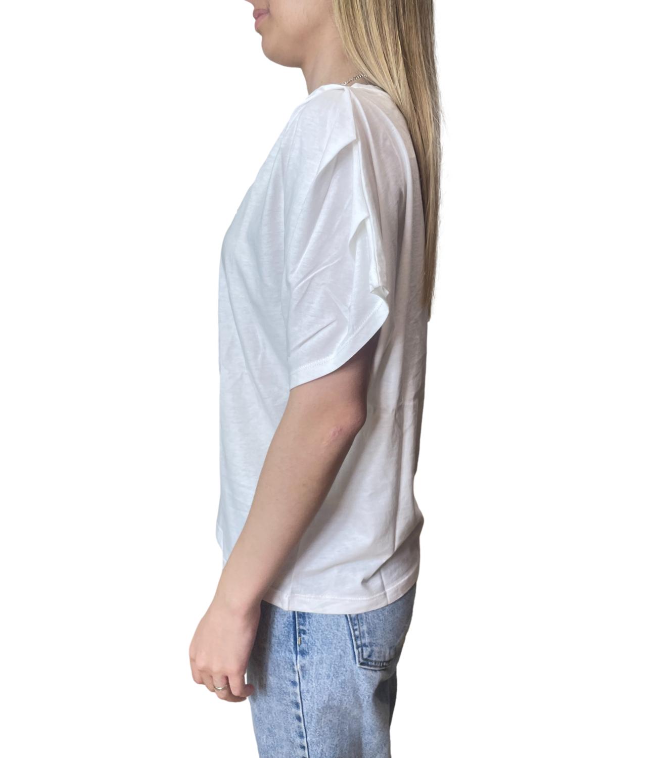 Kontatto T-shirt Panna Donna